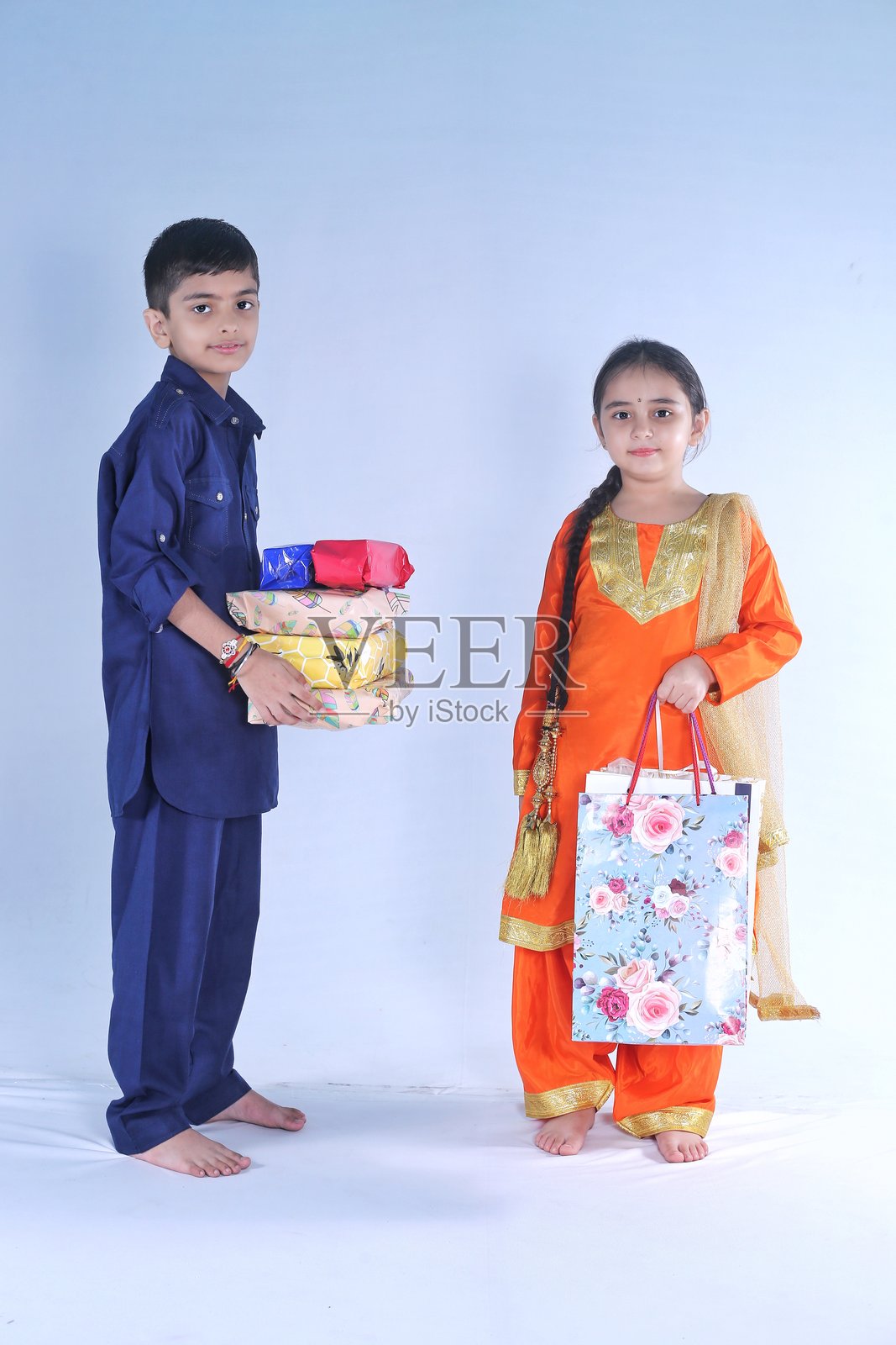 印度节日拉克沙班丹照片摄影图片