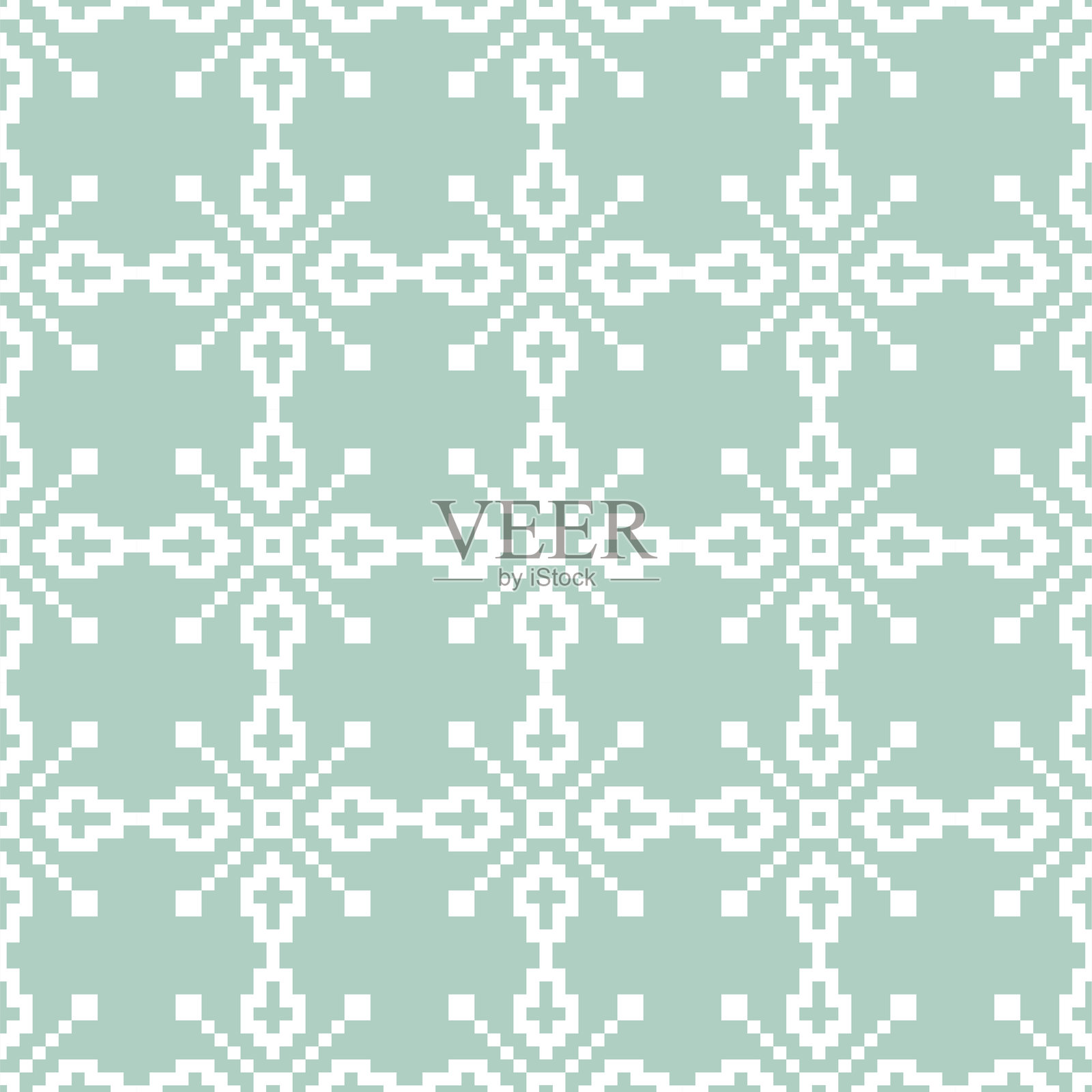 像素无缝模式插画图片素材