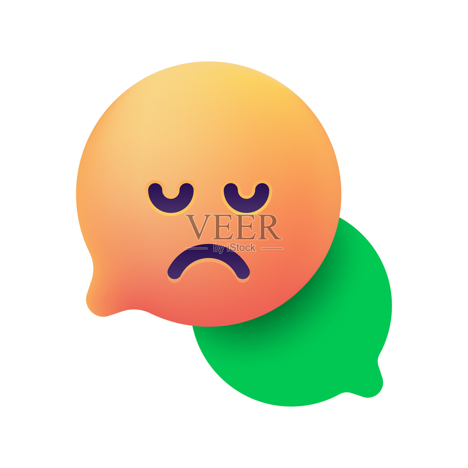 在线聊天表情符号插画图片素材