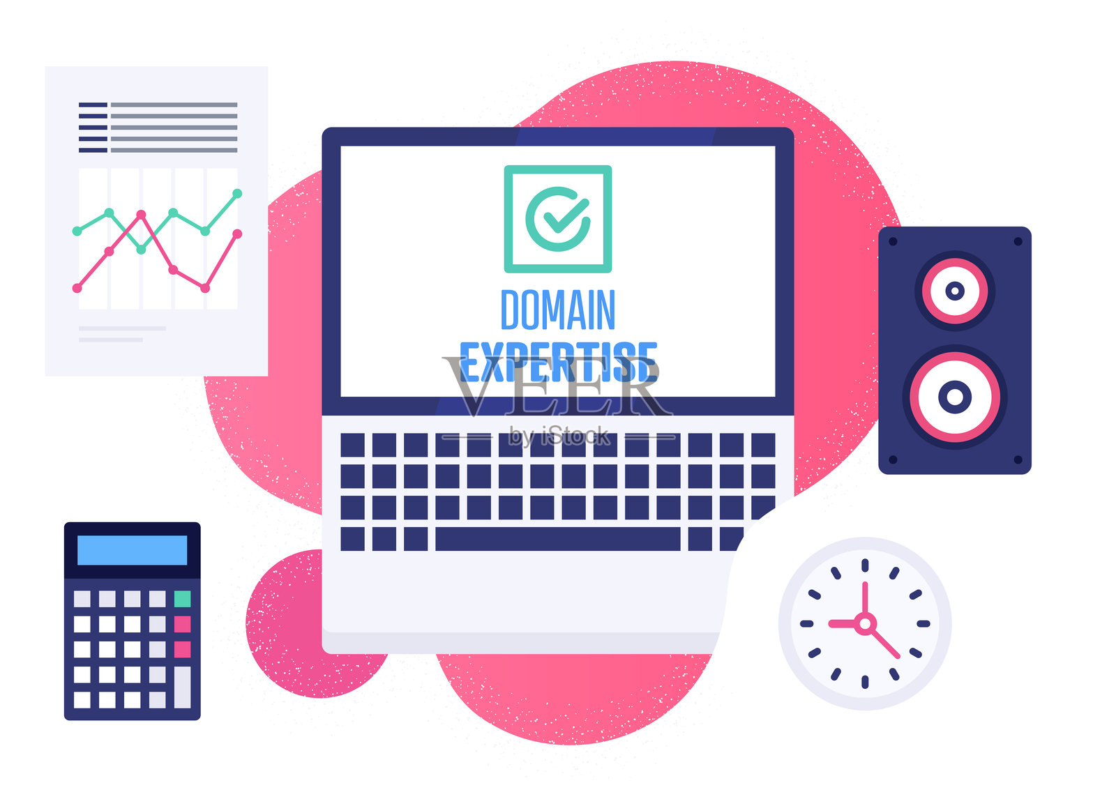 面向领域专家的现代平面设计插图插画图片素材