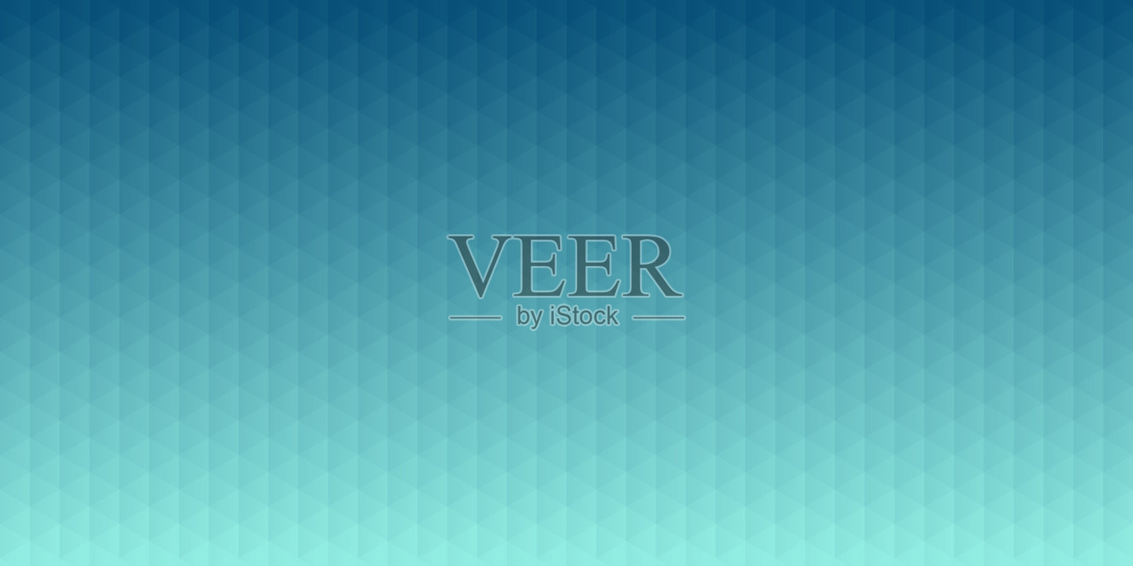 抽象几何背景-马赛克三角形图案-蓝色梯度插画图片素材