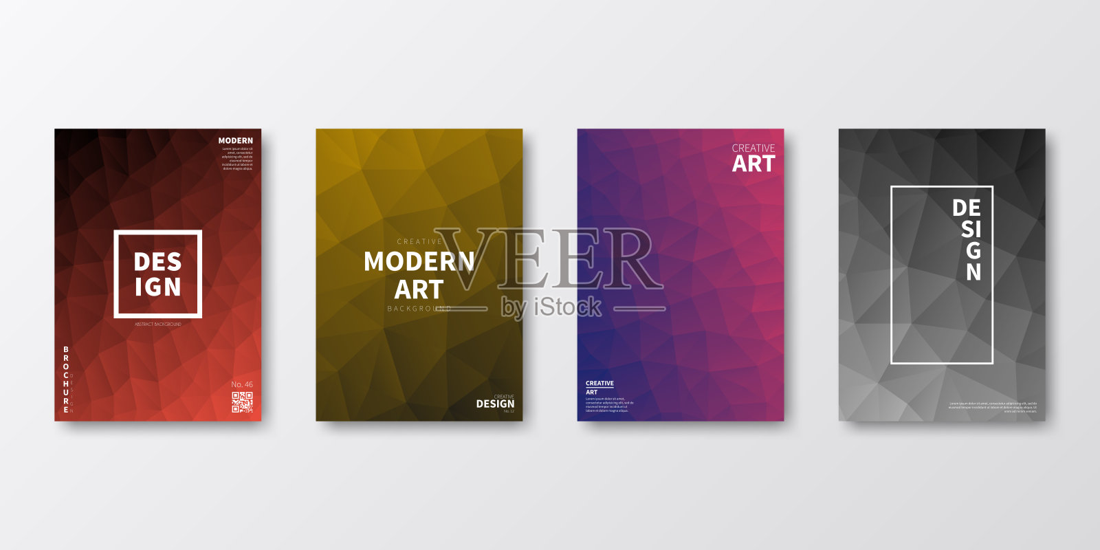 宣传册模板布局，封面设计，商业年度报告，传单，杂志设计模板素材