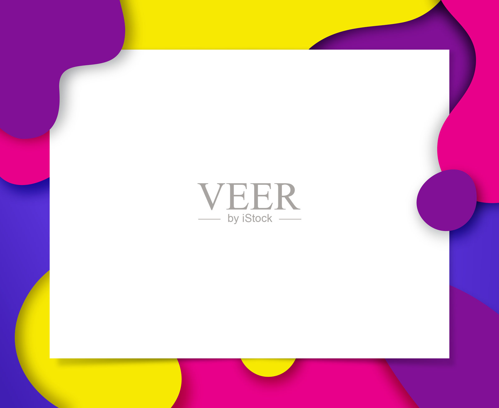 抽象颜色斑点框架布局插画图片素材