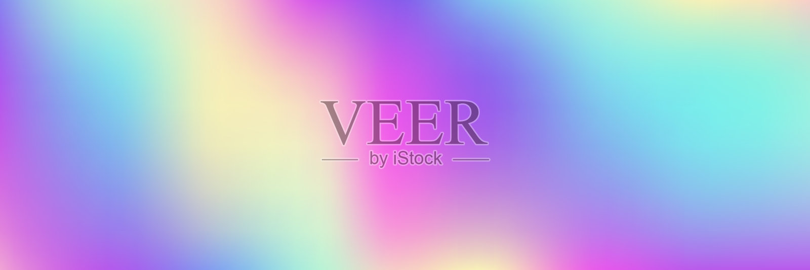 全息纹理。抽象背景。复古汽油背景。女孩风格流体。粉色柔和渐变。塑料纸。彩虹渐变。模糊表面。紫色全息纹理。插画图片素材