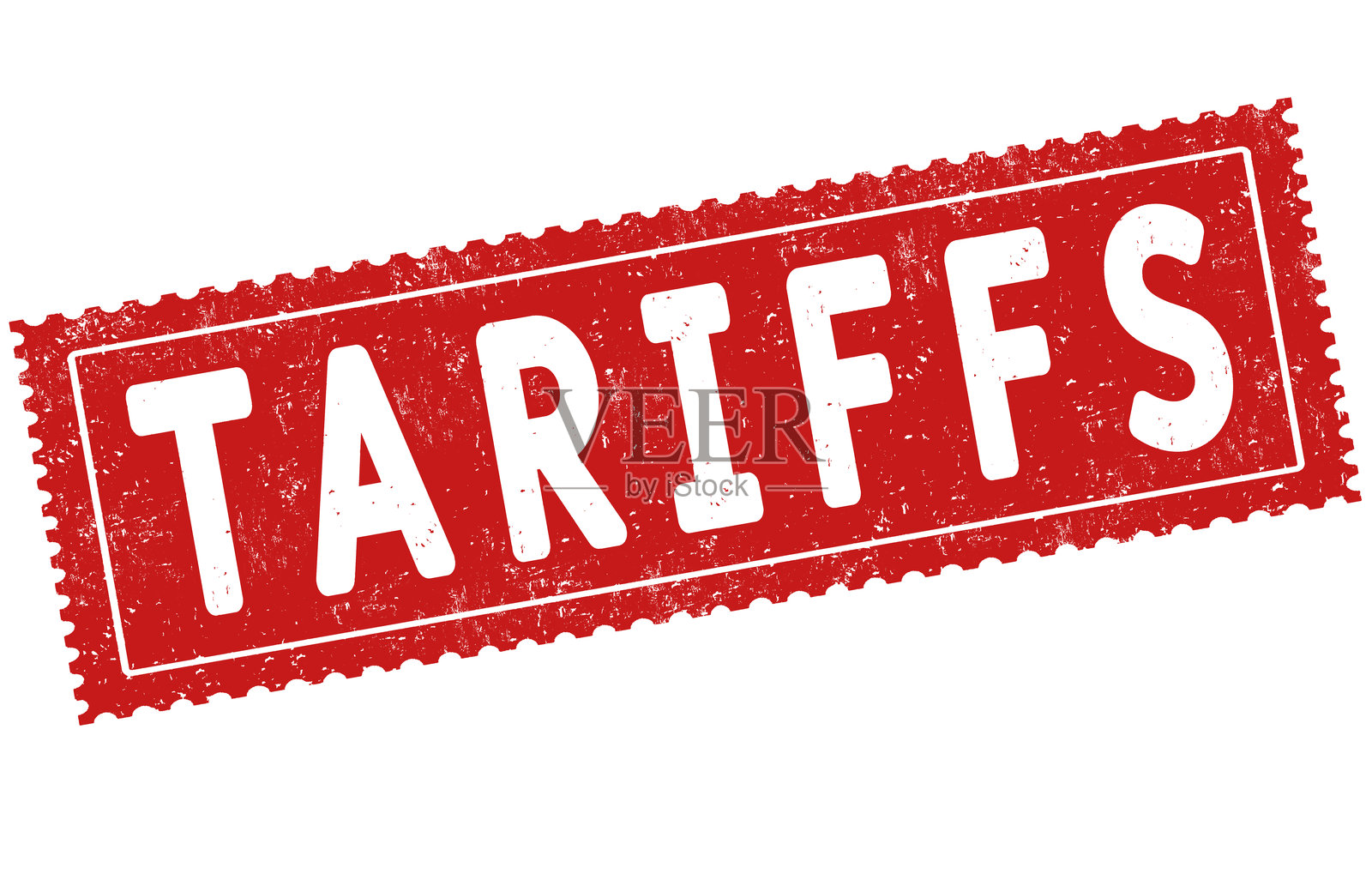 关税磨损橡胶印章插画图片素材