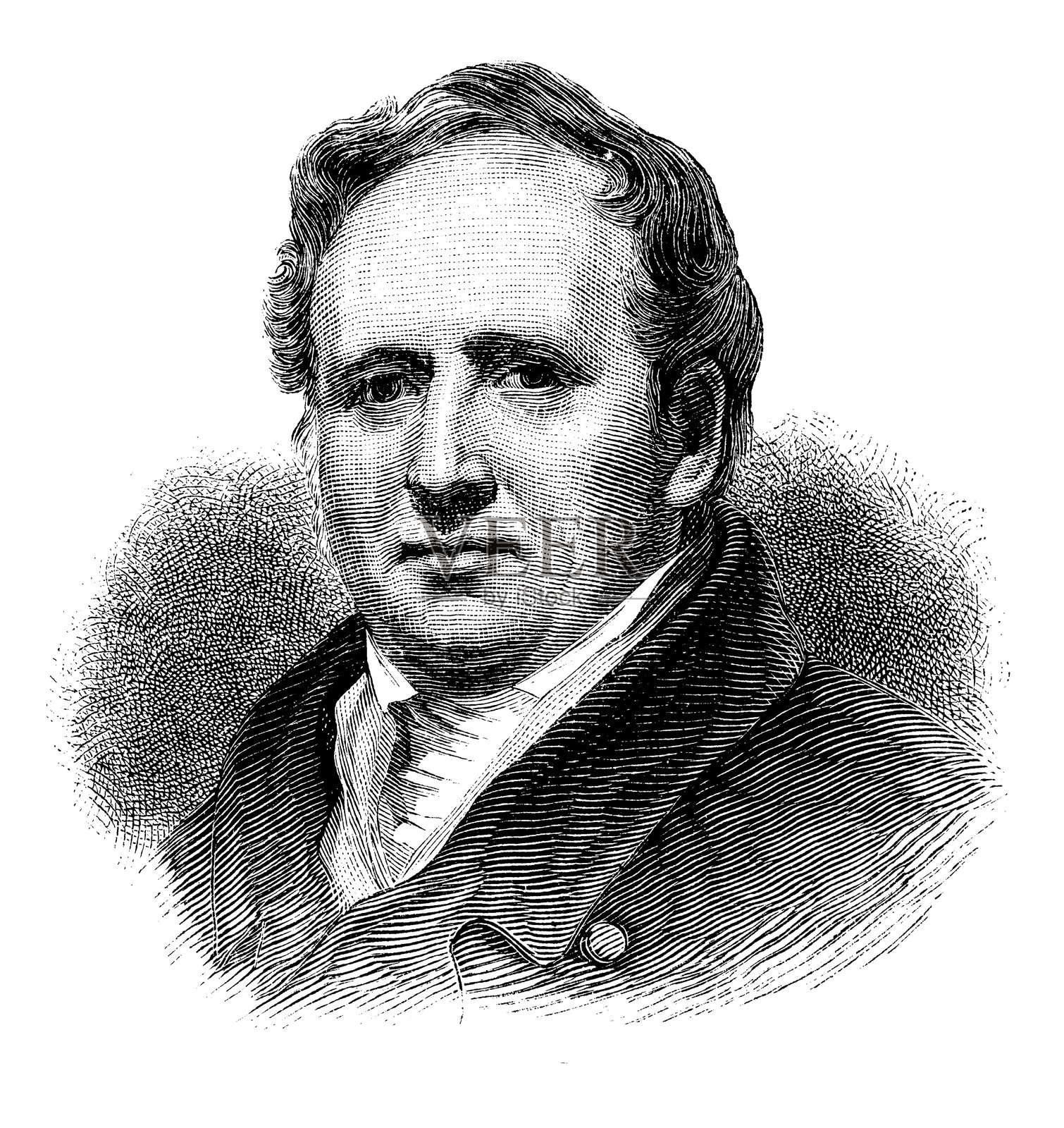 阿奇博尔德·康斯特布尔和他的朋友们插画图片素材