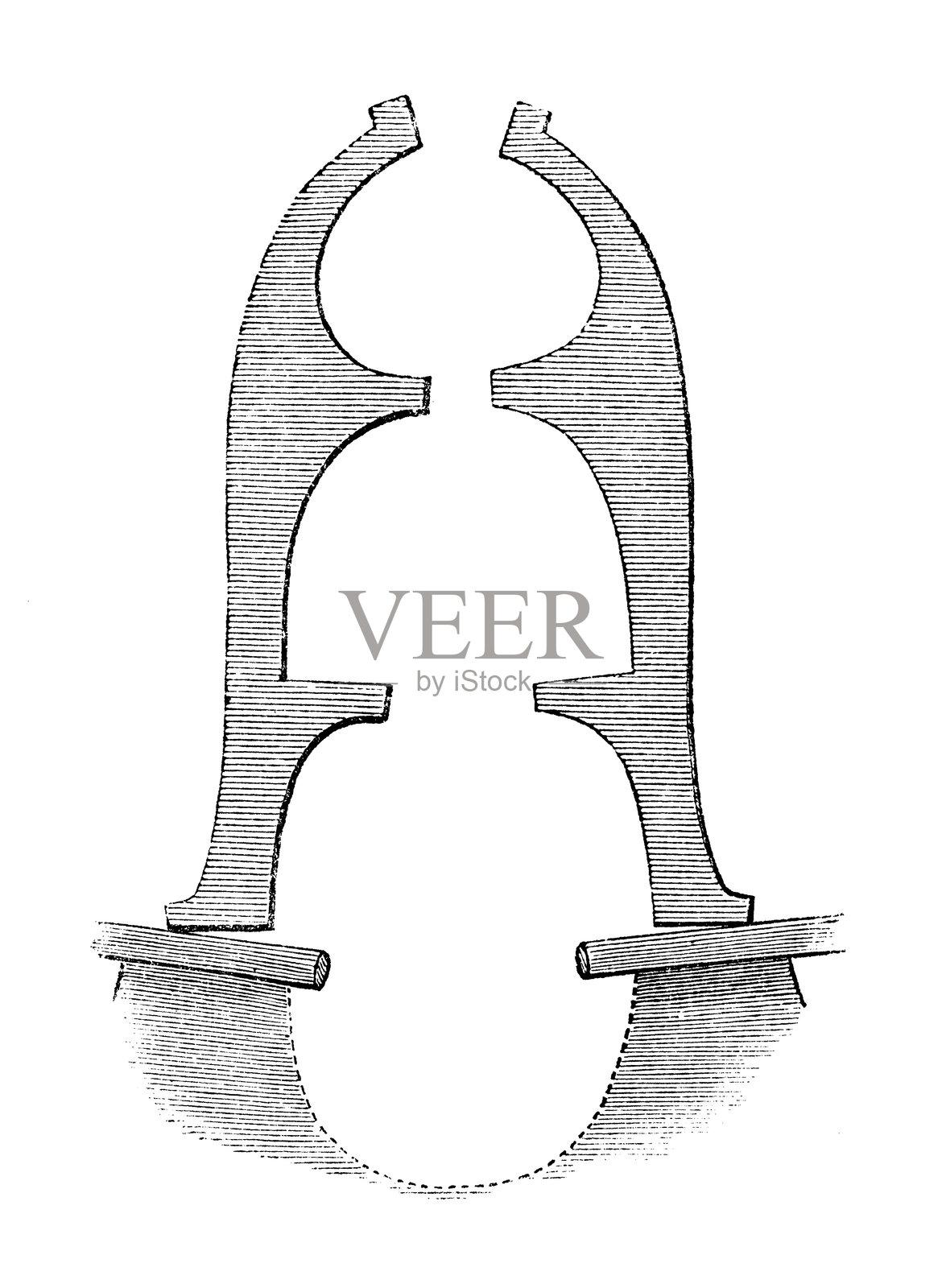 非洲，邦戈冶炼炉插画图片素材