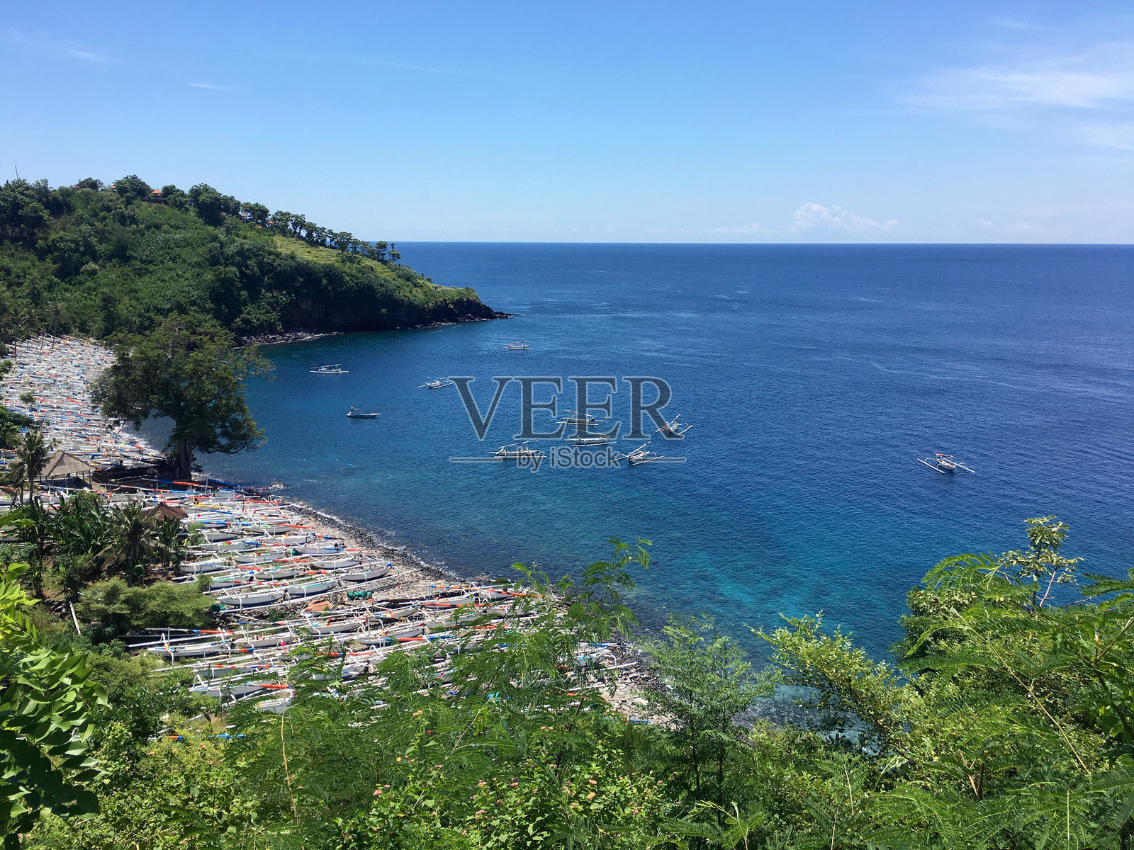 美丽的阿米德东北巴厘岛照片摄影图片