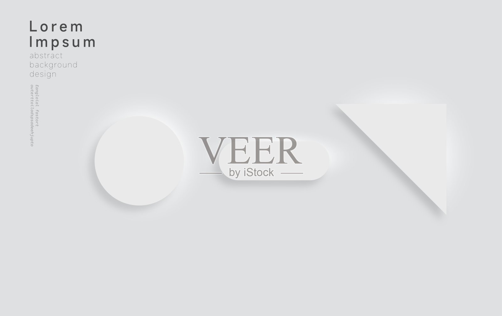 3D几何按钮背景插画图片素材