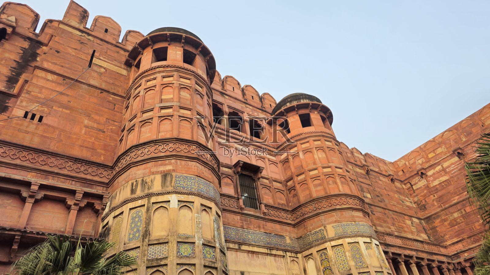 阿格拉堡的景观。阿格拉堡也被称为阿格拉红堡。照片摄影图片