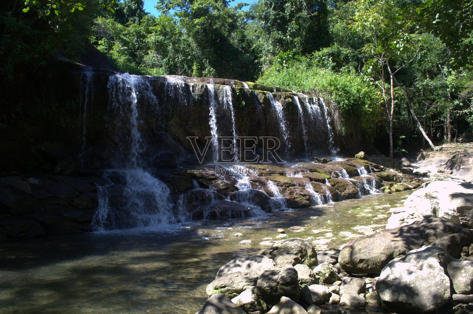 委内瑞拉是一个绿色的国家。照片摄影图片