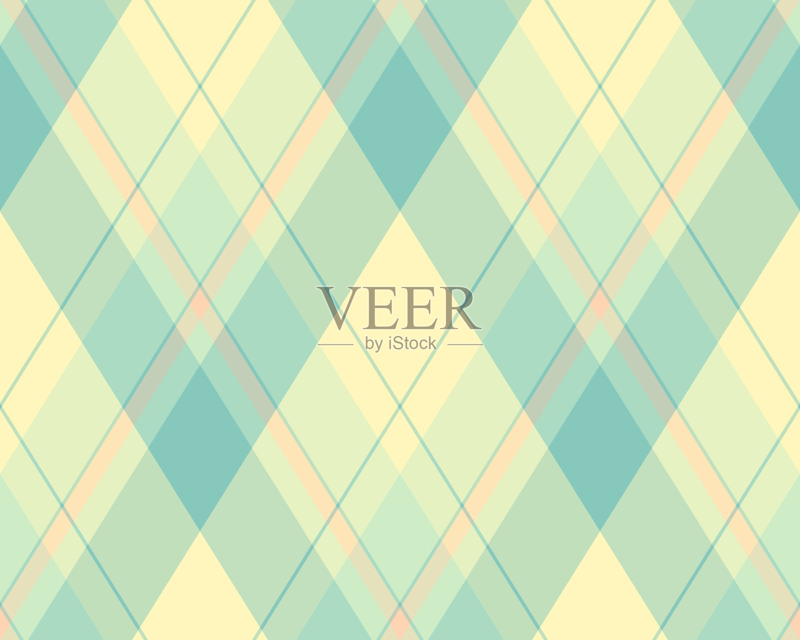 柔和的格子图案，交错的色带。适用于背景、纺织品或柔和、宁静的设计。增添了细腻的纹理和视觉趣味。插画图片素材