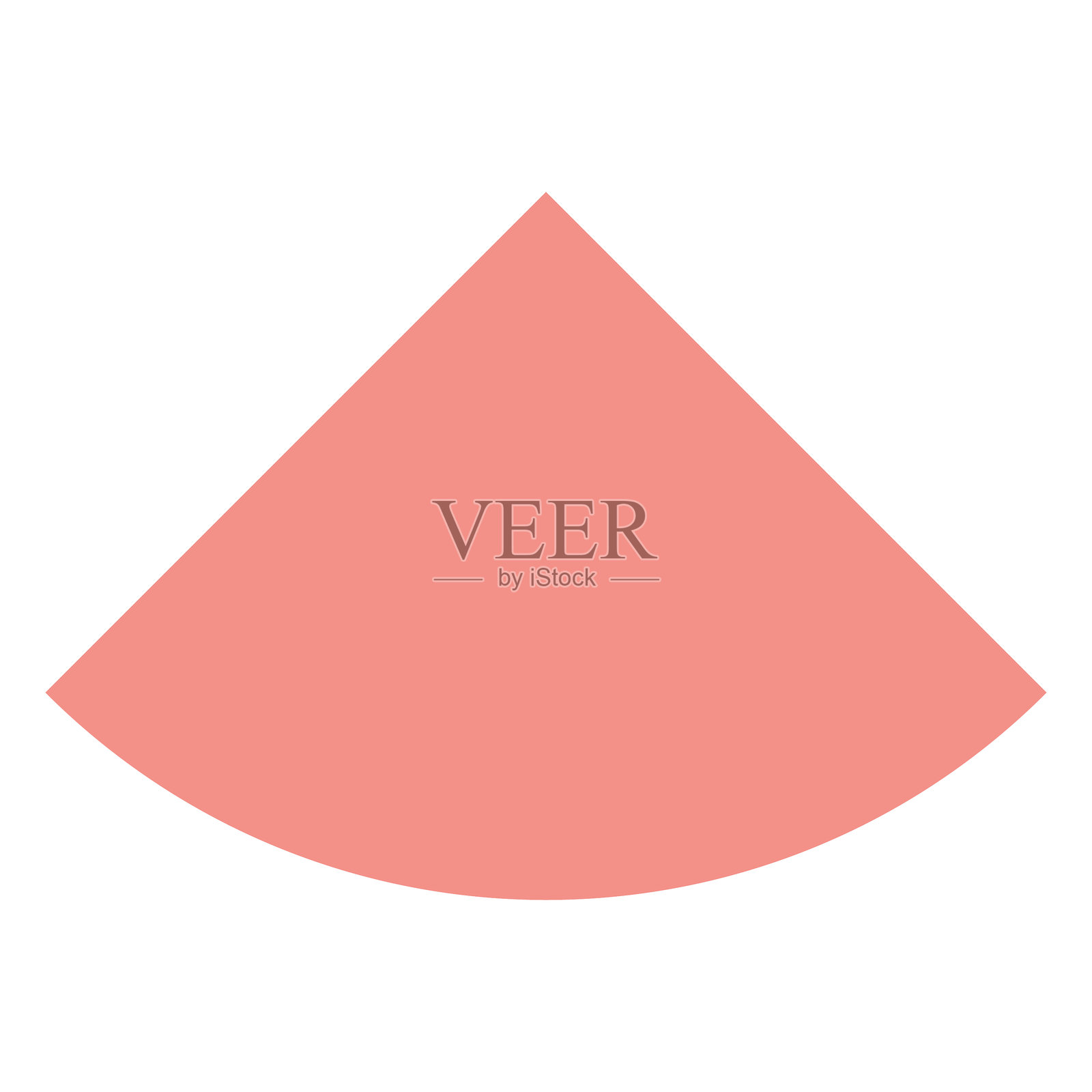 圆角三角形插画图片素材