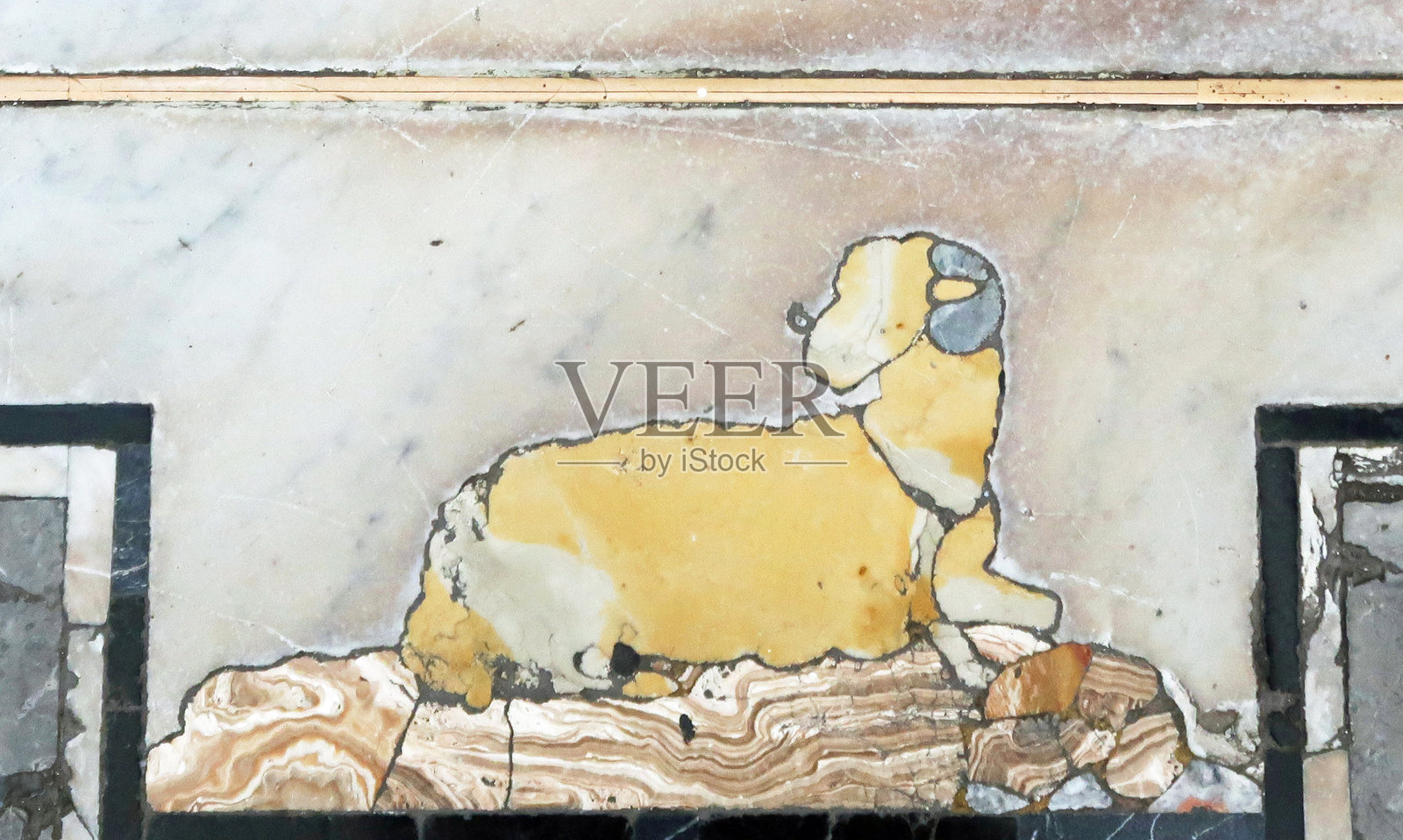 白羊座，黄道十二宫的星座。占星术和运势预测照片摄影图片