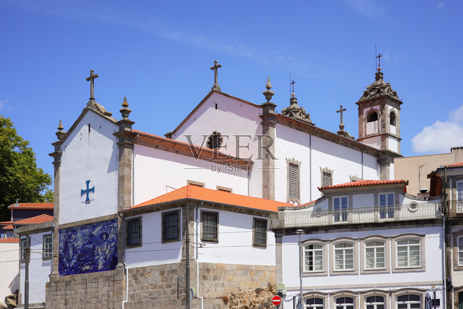 马萨雷洛斯教区教堂,波尔图 - 葡萄牙照片摄影图片