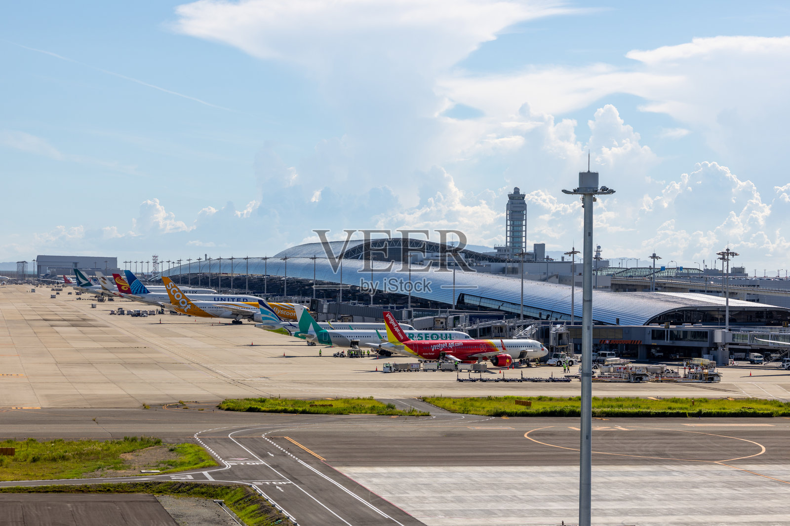 日本关西国际机场照片摄影图片