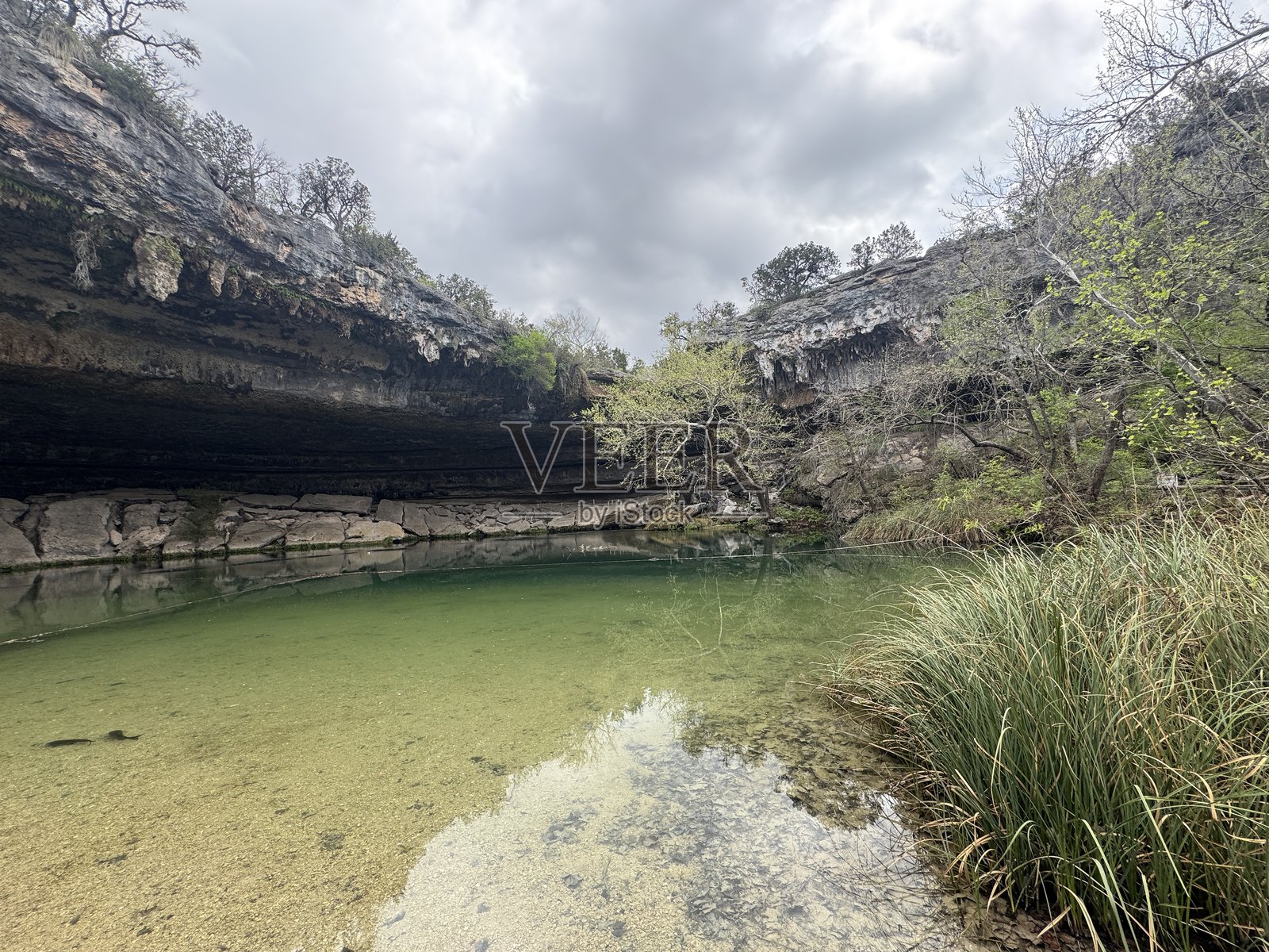 汉密尔顿保护区自然洞穴 - 德克萨斯州特拉维斯县照片摄影图片