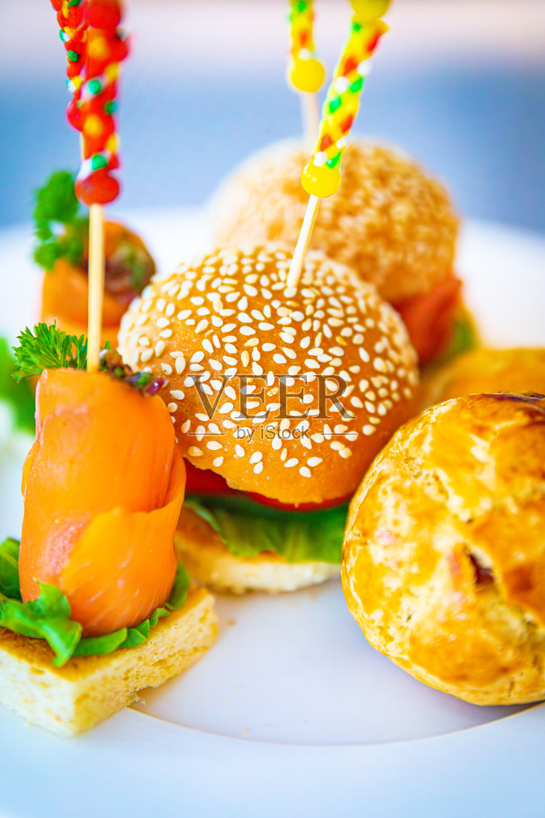 精美的甜点展示照片摄影图片