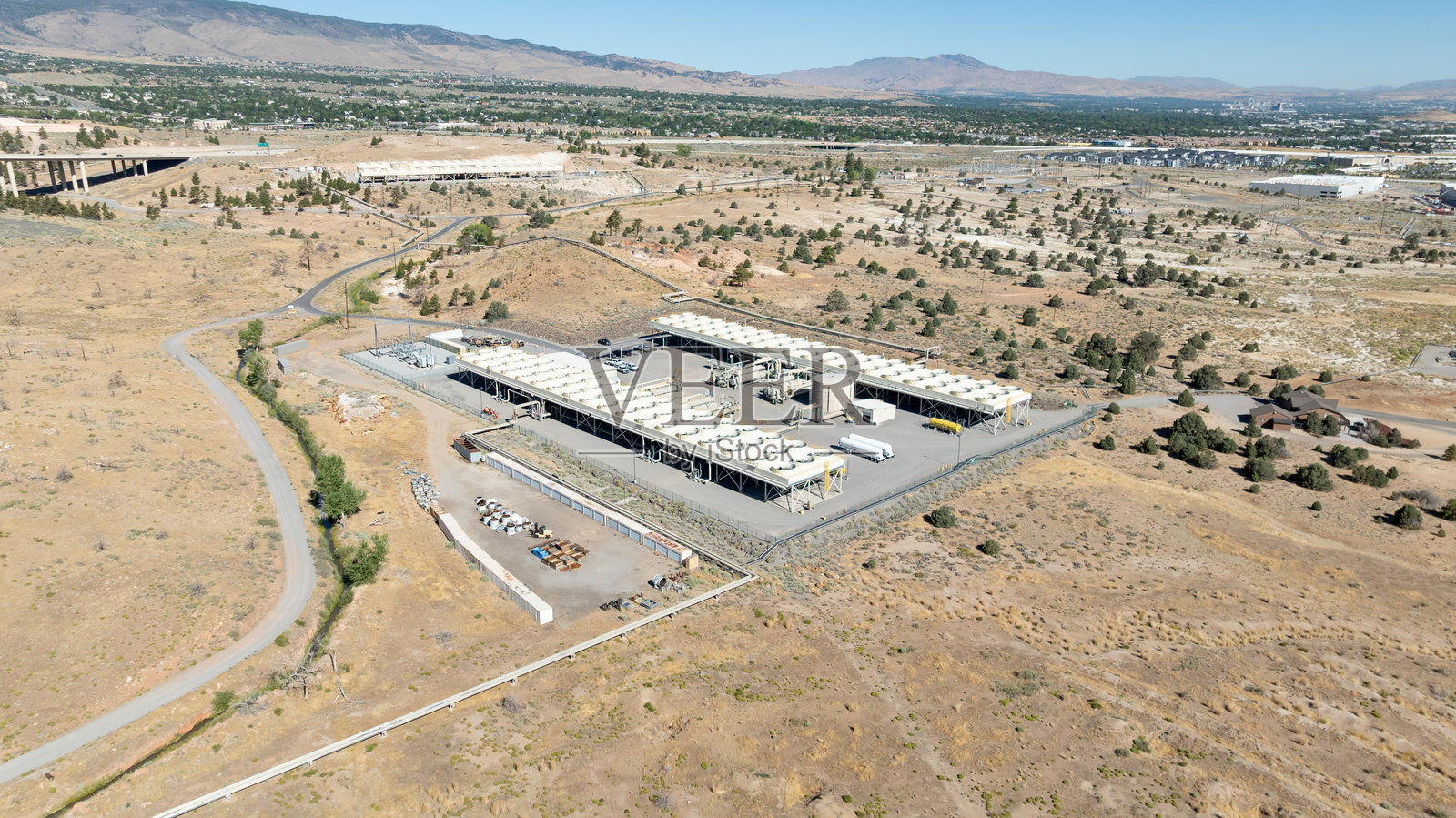 地热发电厂照片摄影图片