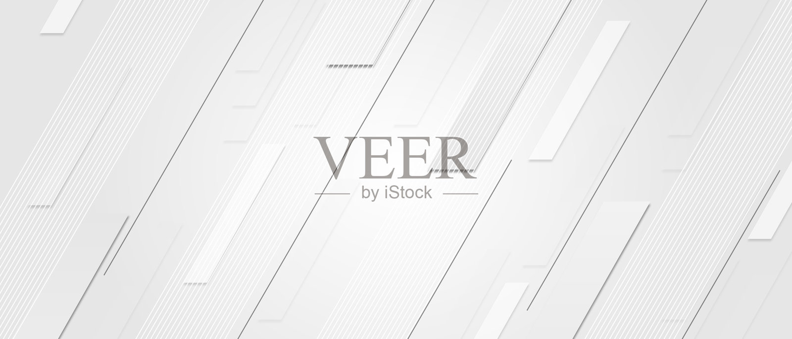 优雅的白色和灰色抽象几何背景插画图片素材