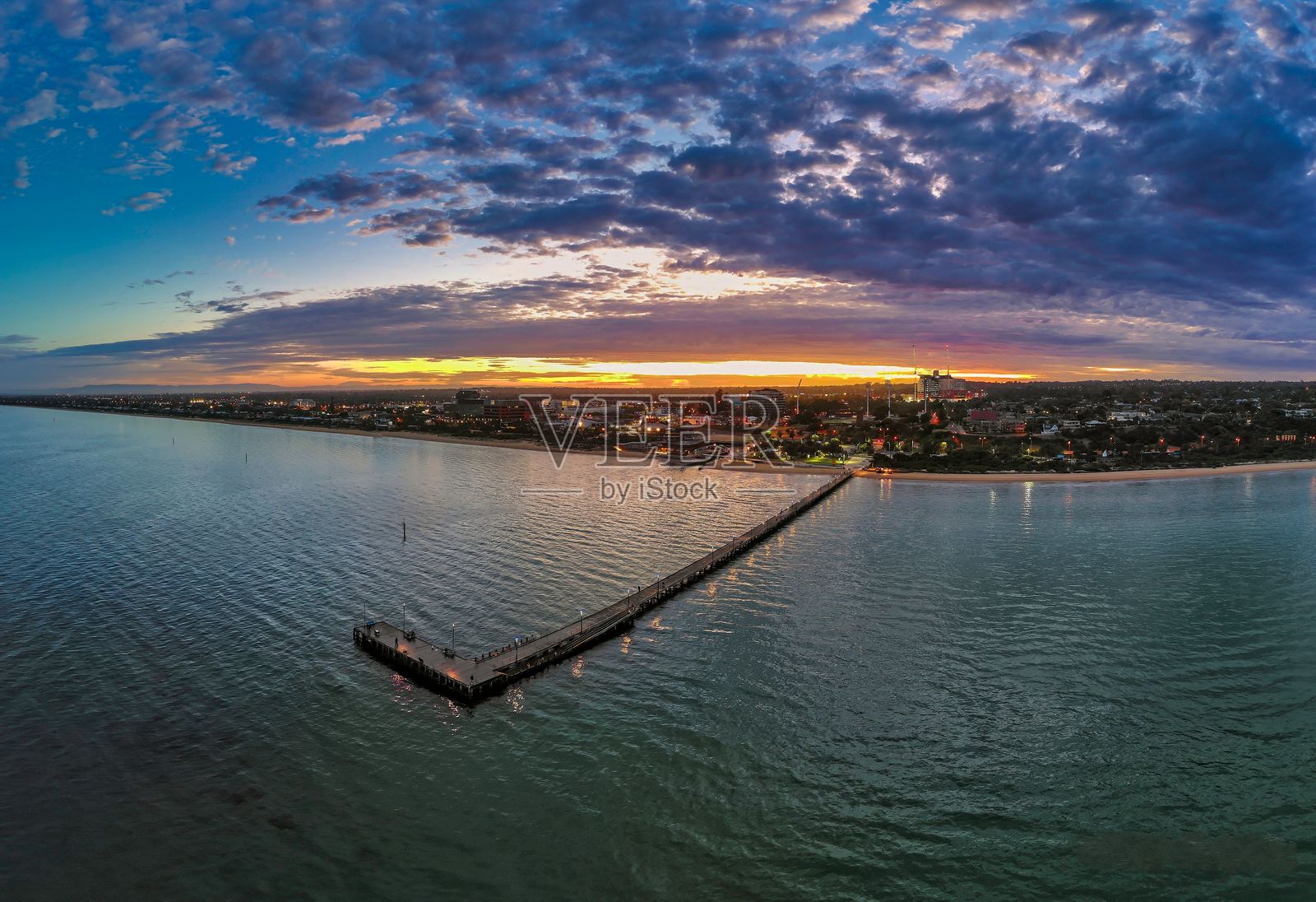 弗兰克斯顿码头照片摄影图片