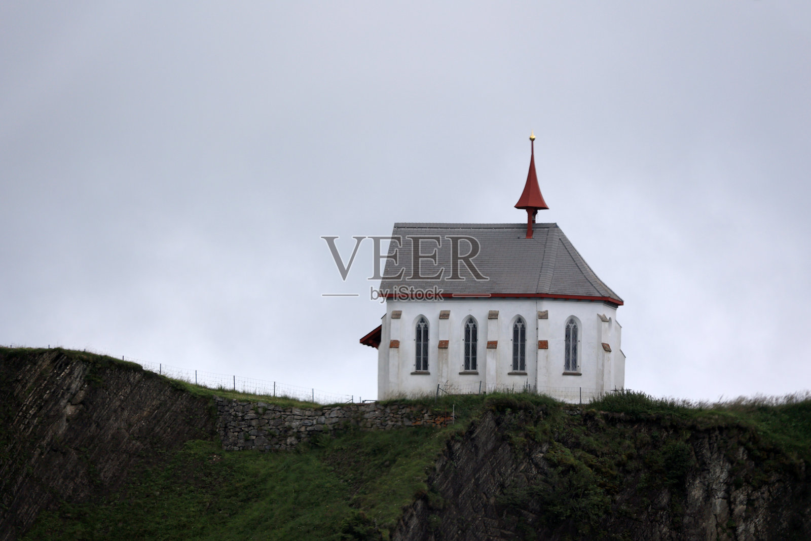瑞士皮拉图斯山的克林姆森小教堂景观照片摄影图片