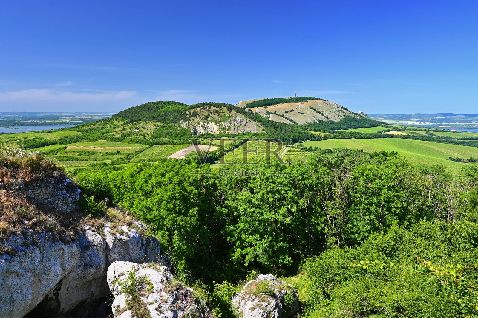 南摩拉维亚的帕拉瓦山丘风景 - 捷克共和国自然景观照片摄影图片