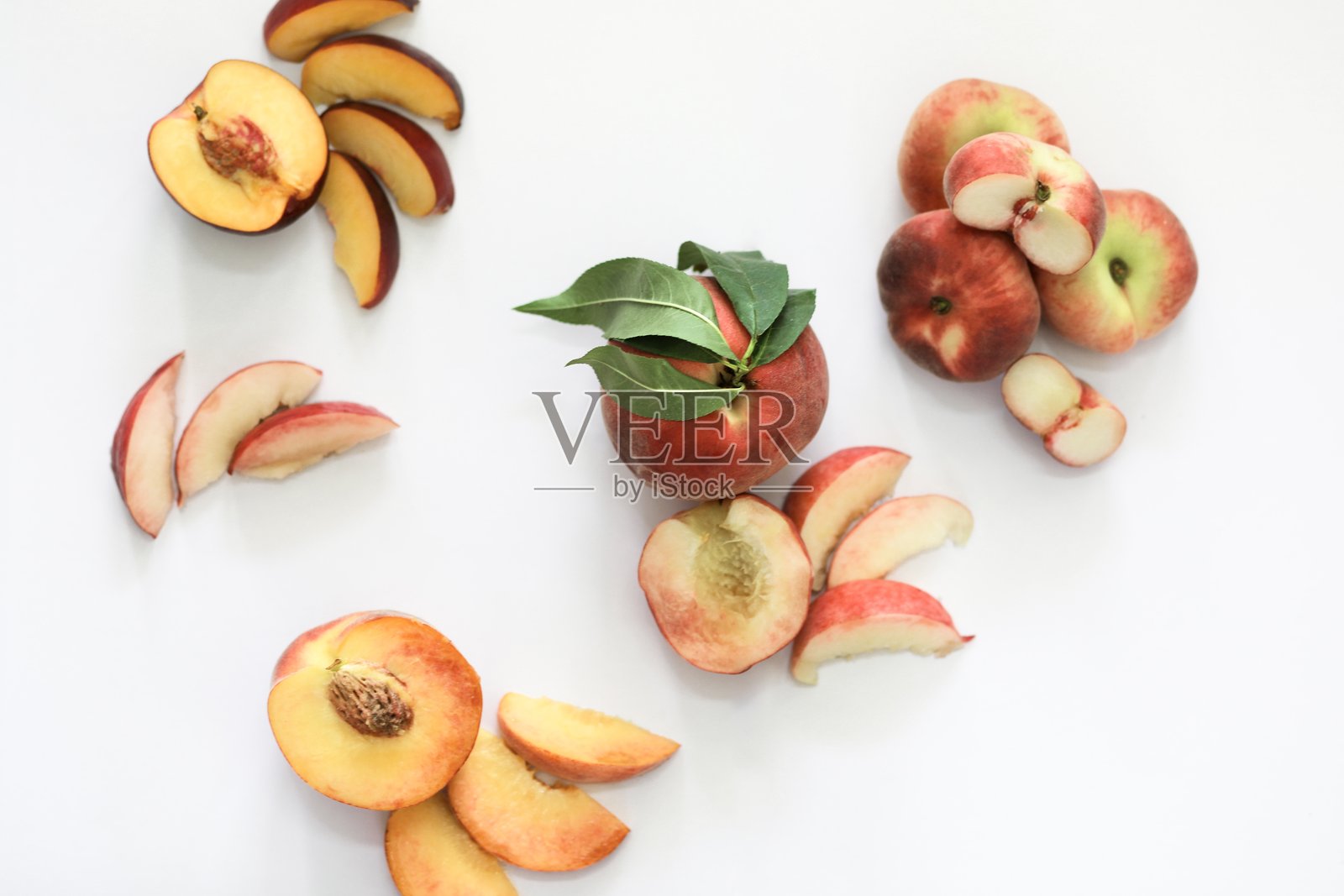 新鲜桃子照片摄影图片