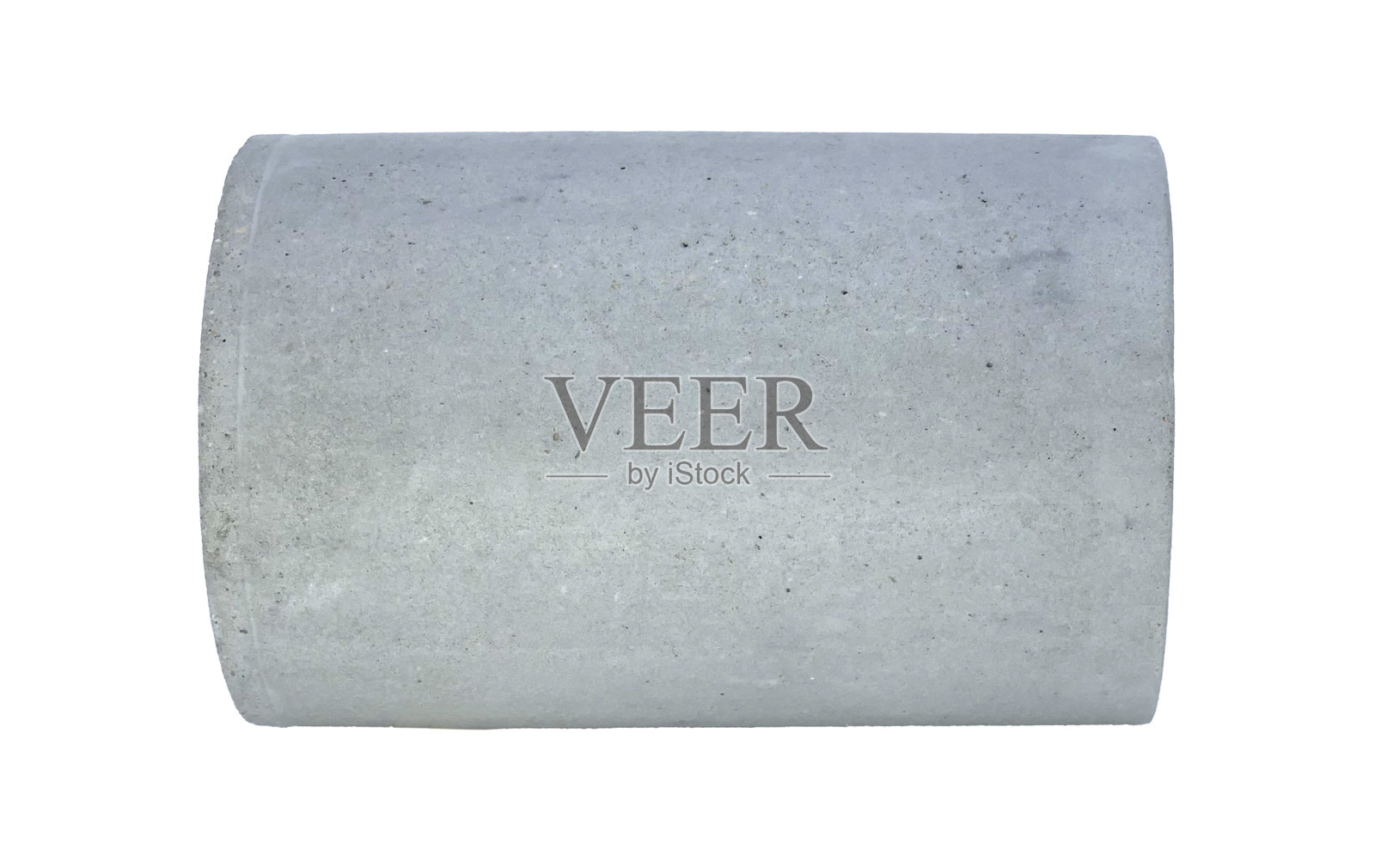 用于展示化妆品或护肤品的混凝土模板讲台底座，孤立在白色背景上照片摄影图片