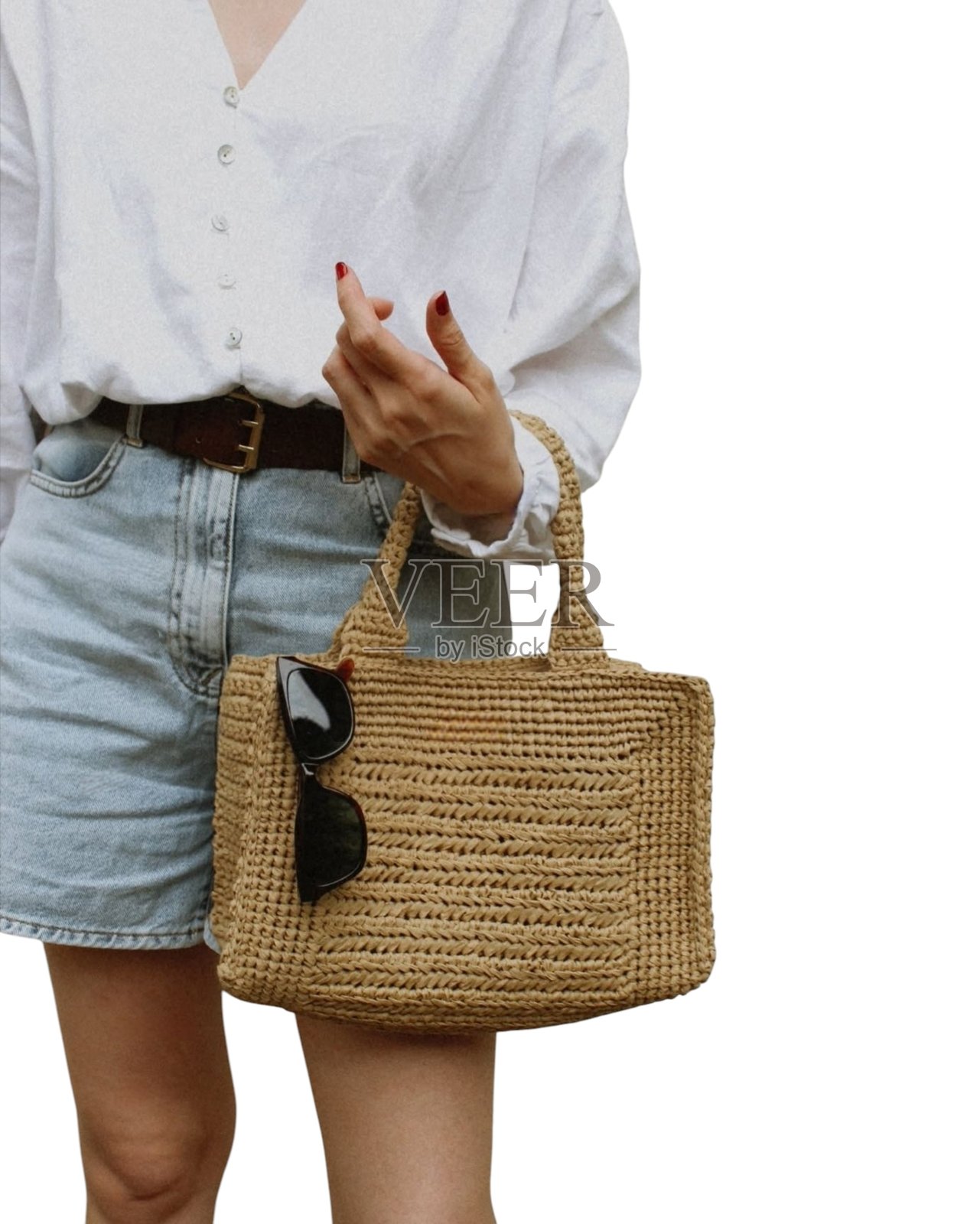 优雅的手工羊毛包 - 温馨而时尚的点缀照片摄影图片