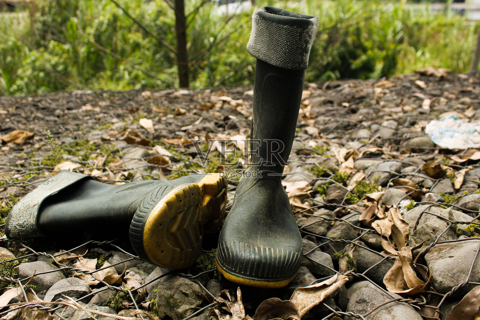 农场靴照片摄影图片