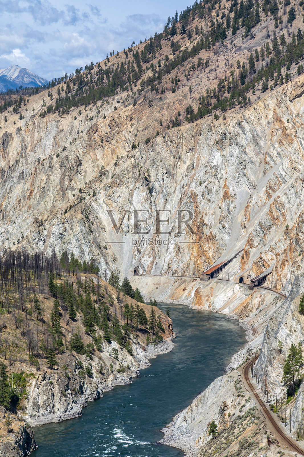 加拿大不列颠哥伦比亚省汤普森河谷照片摄影图片