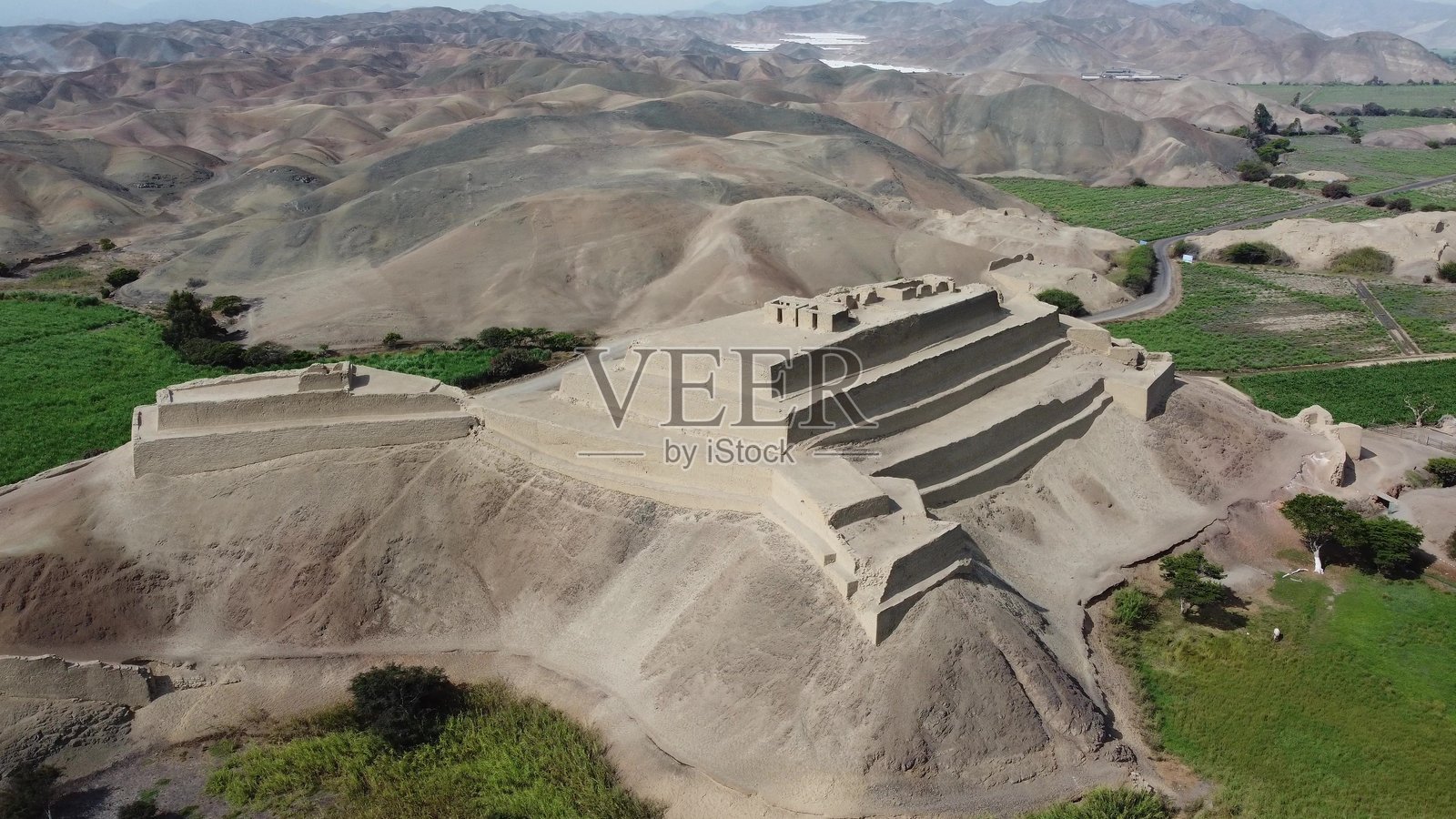 秘鲁的帕拉蒙加堡垒，古代奇迹照片摄影图片