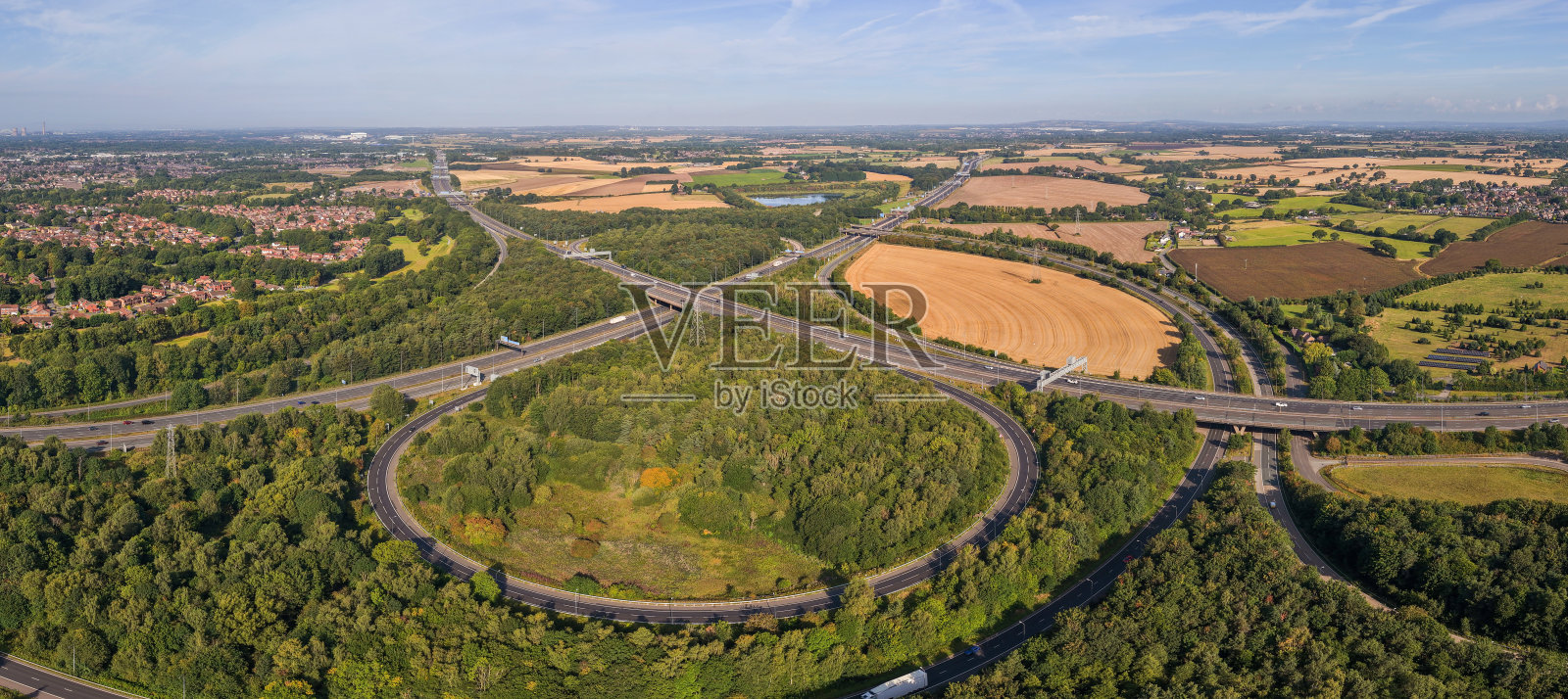 英国高速公路 - 克罗夫特互通道照片摄影图片