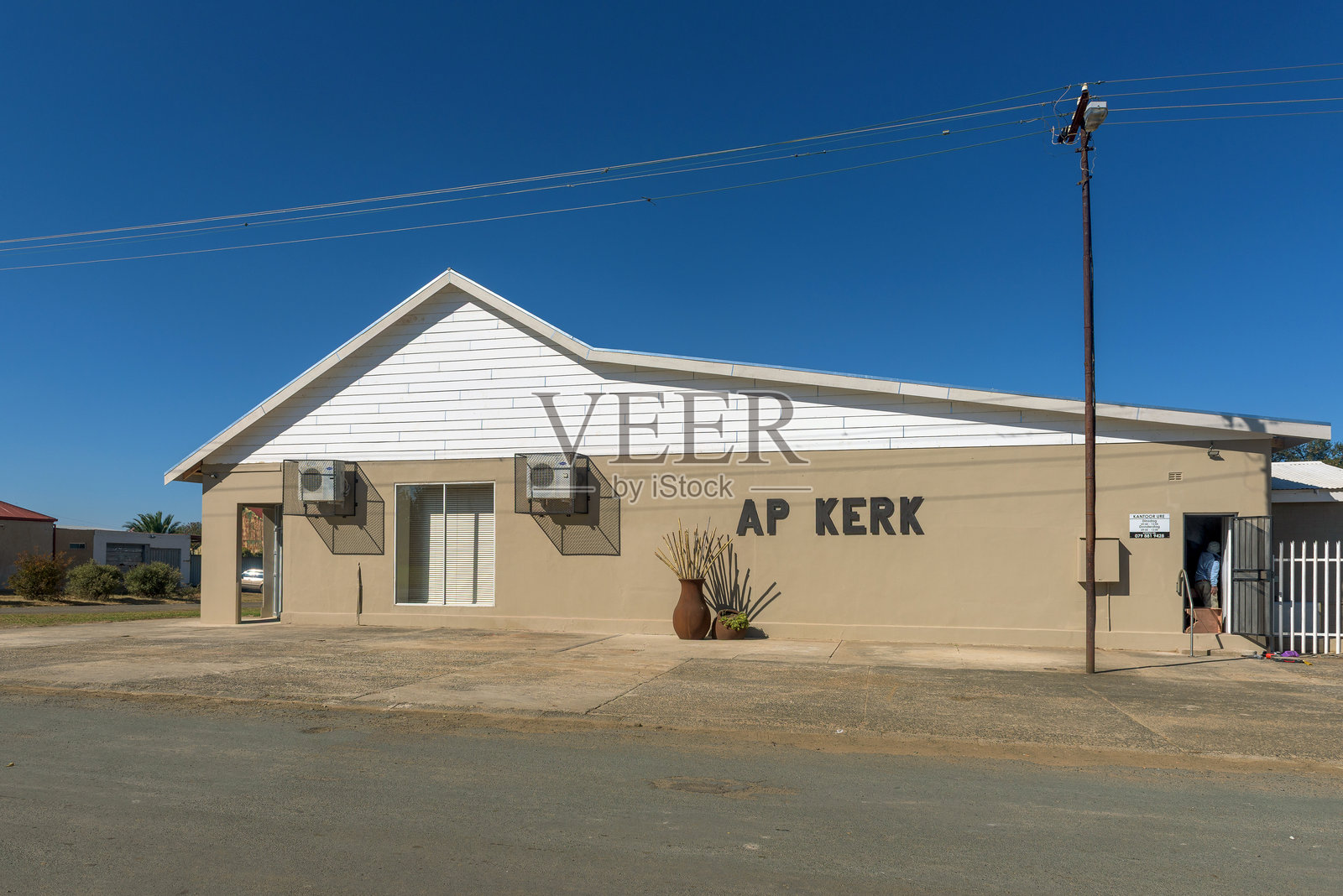 彼得斯坦的非洲荷兰宗教教堂。照片摄影图片