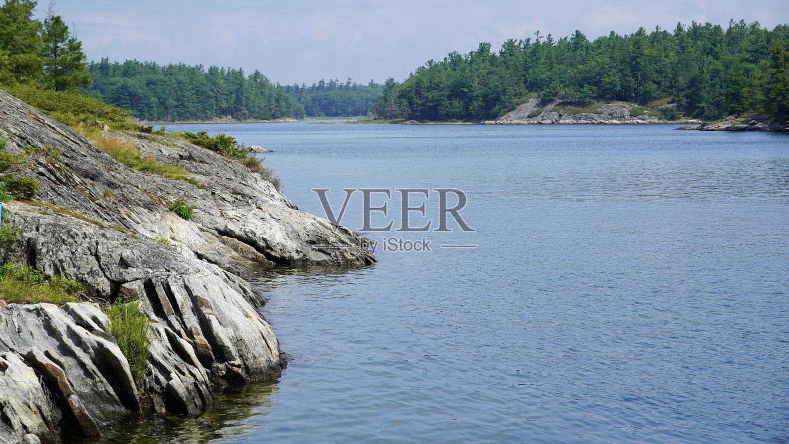 乔治亚湾风景如画的景观照片摄影图片