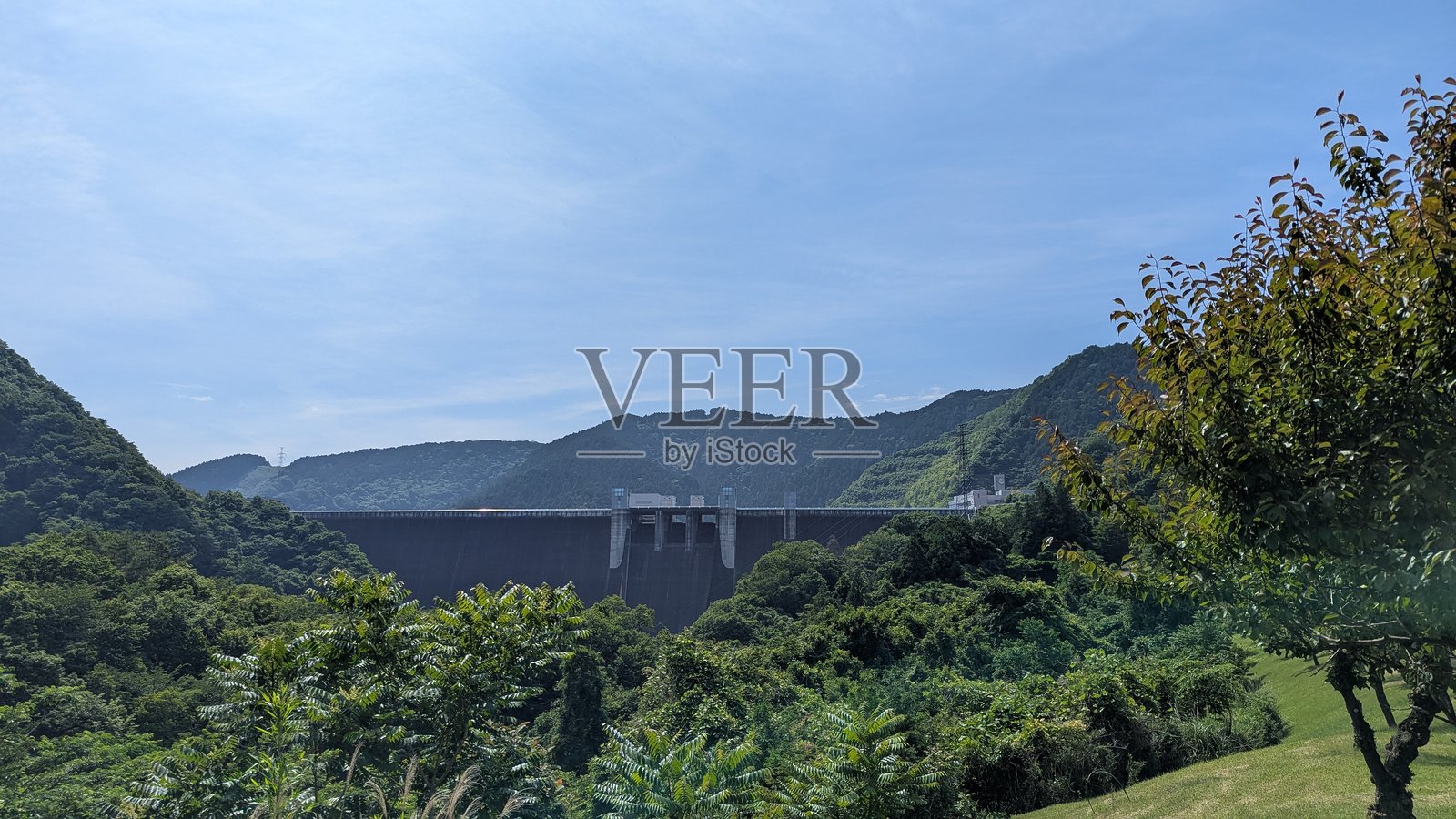 日本的宫羽瀬水库湖照片摄影图片