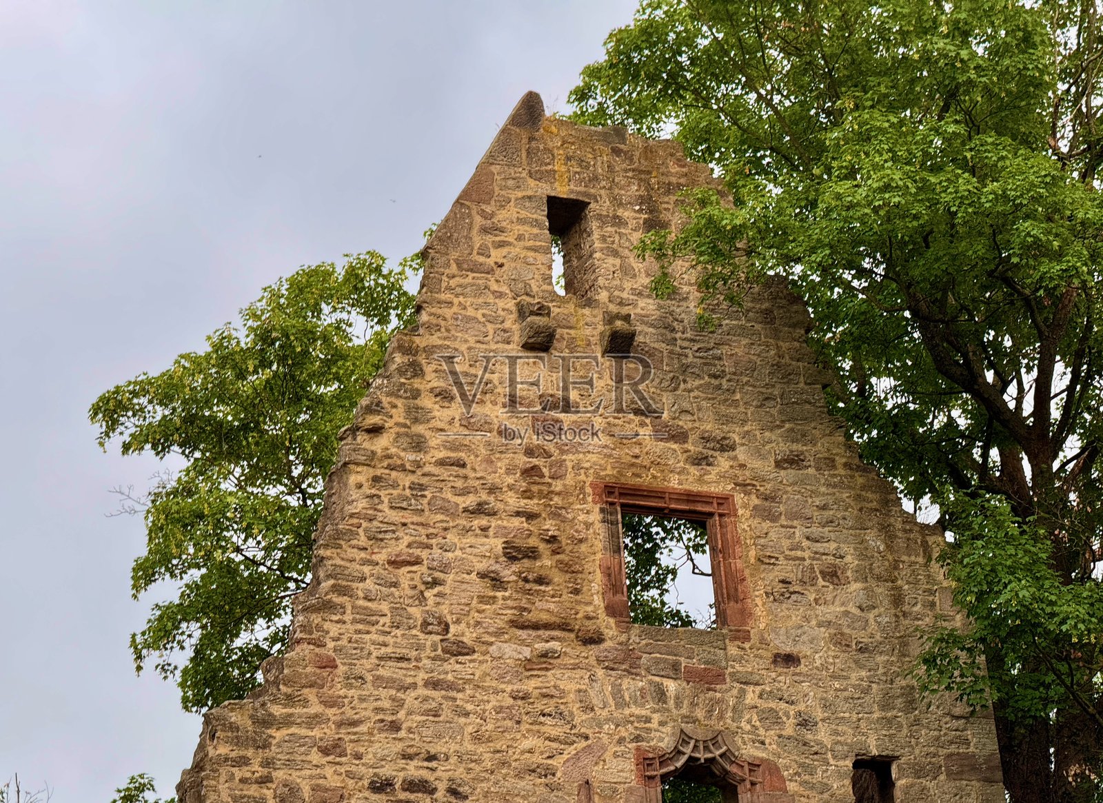 哈登堡城堡遗址照片摄影图片