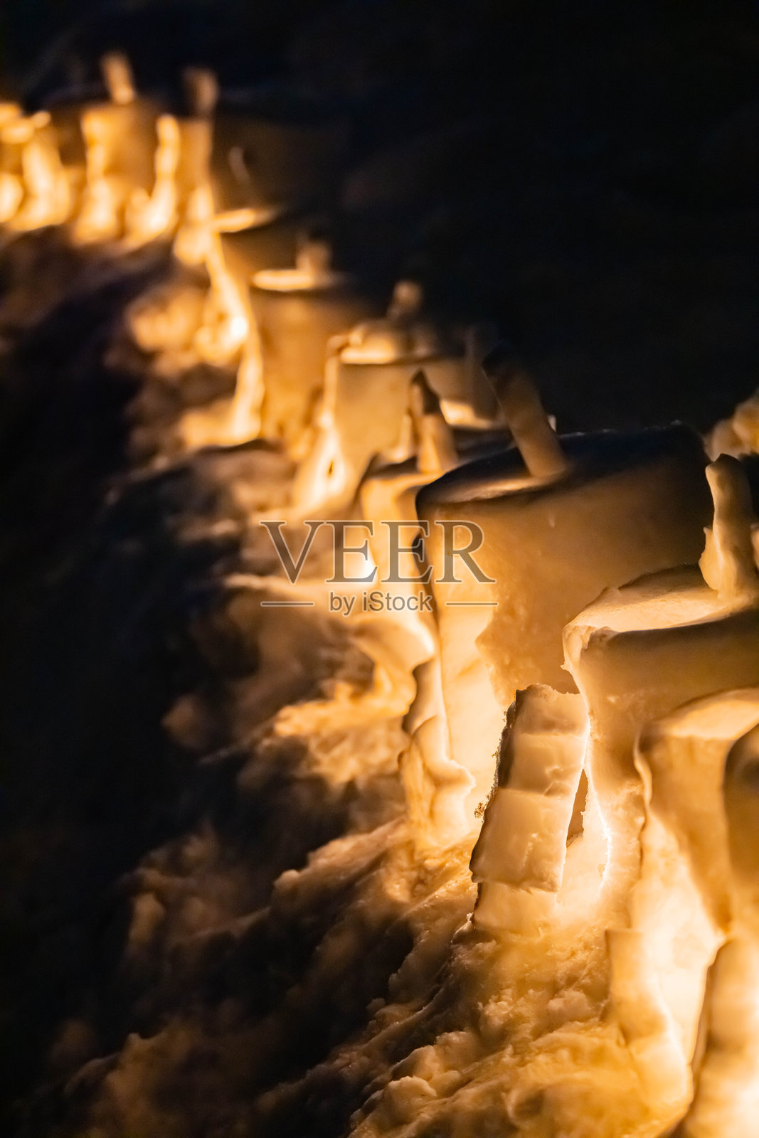 小樽雪灯路节的街道蜡烛照片摄影图片