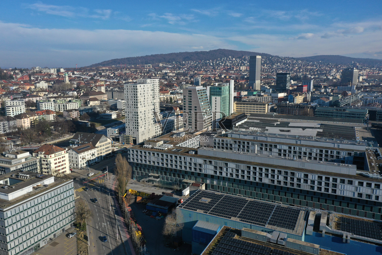 苏黎世现代城市照片摄影图片