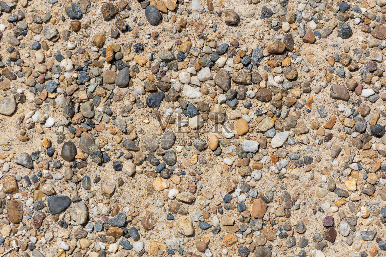 铺满碎石的地面（背景材料）照片摄影图片
