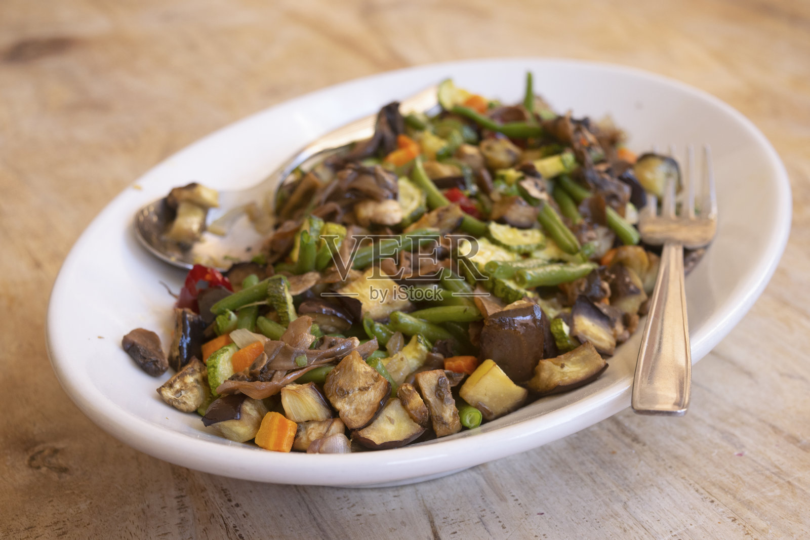 炒杂菜照片摄影图片