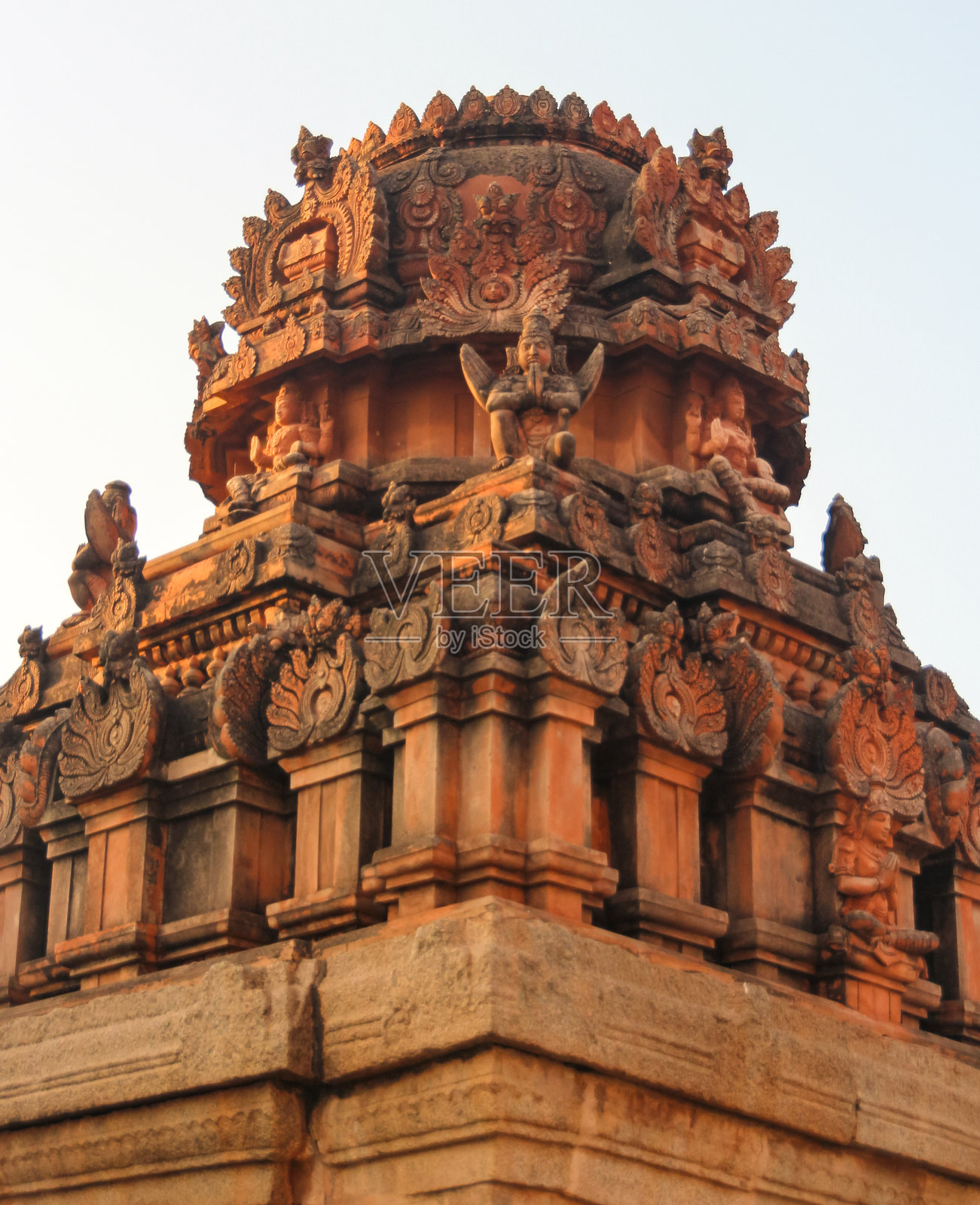 汉比的克里希纳寺庙塔照片摄影图片