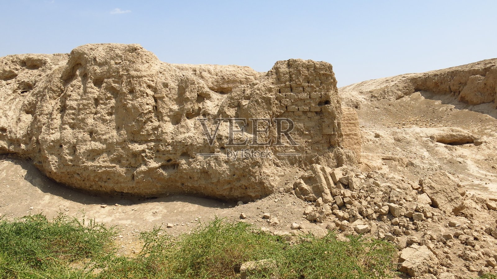 古代泥砖砌筑照片摄影图片