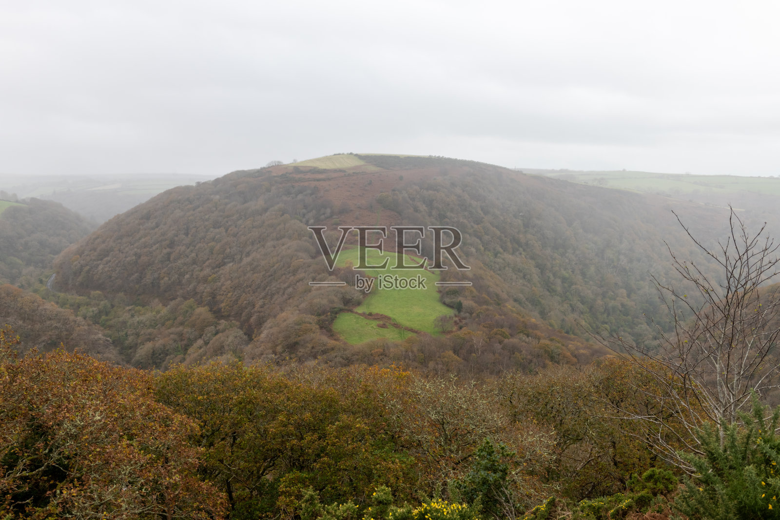 埃克斯穆尔国家公园的水汇照片摄影图片