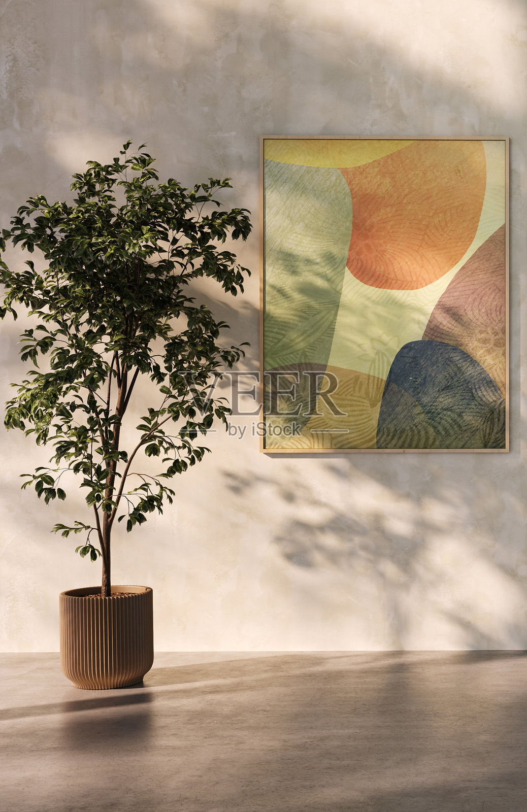 大型奢华现代明亮室内客厅模型插图3D渲染图像照片摄影图片