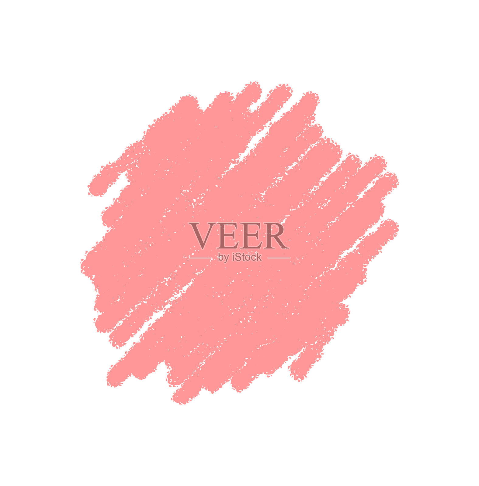 粉彩蜡笔涂鸦圆形框架插画图片素材