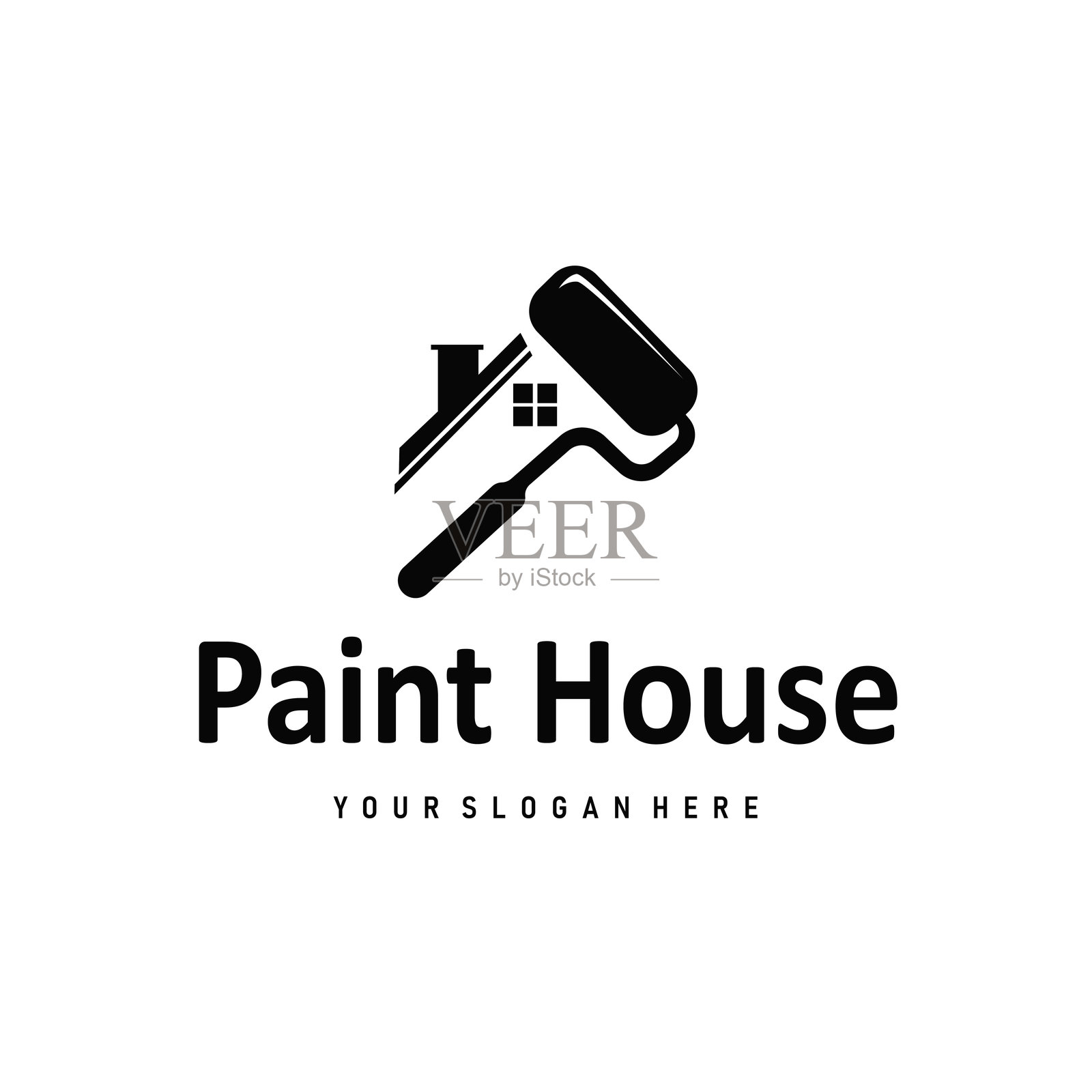 插画设计，画笔，液体颜料，色彩丰富且独特的优质符号图标插画图片素材