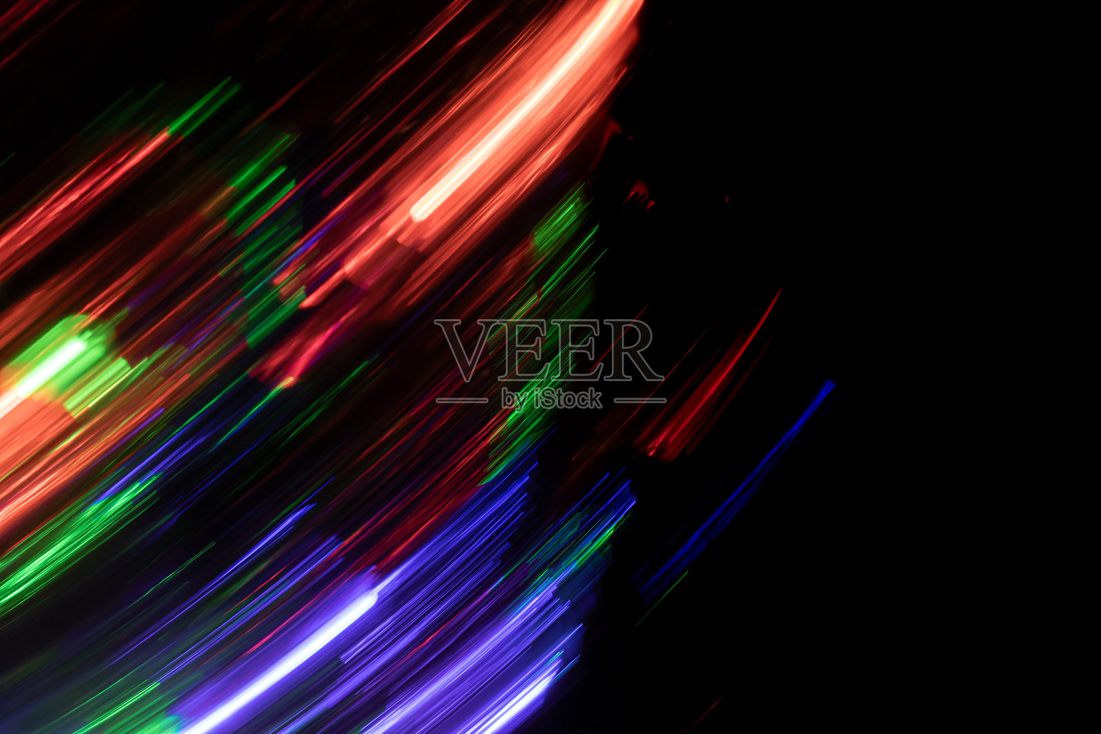 光的运动与速度，光绘画照片摄影图片