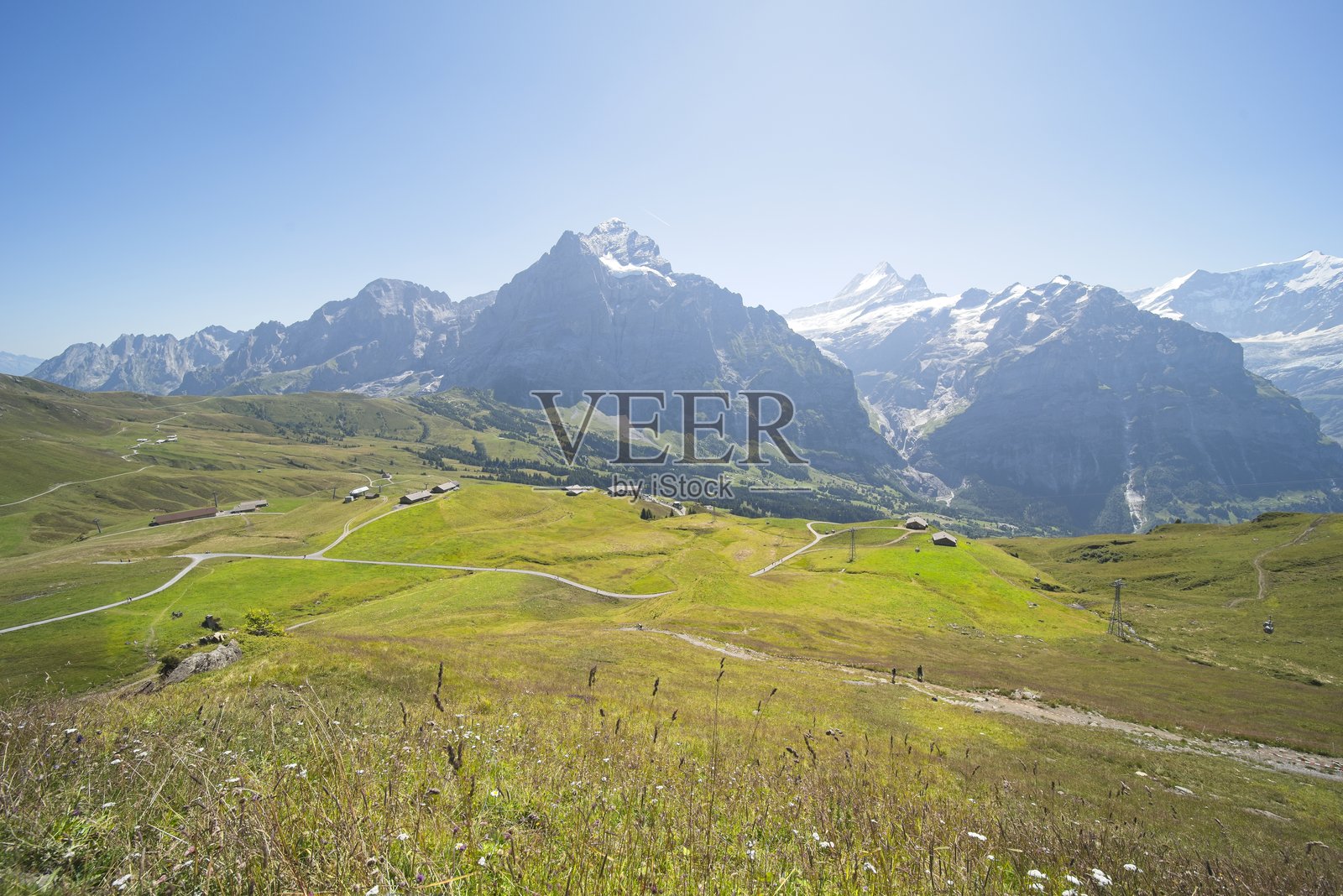 瑞士的夏天照片摄影图片